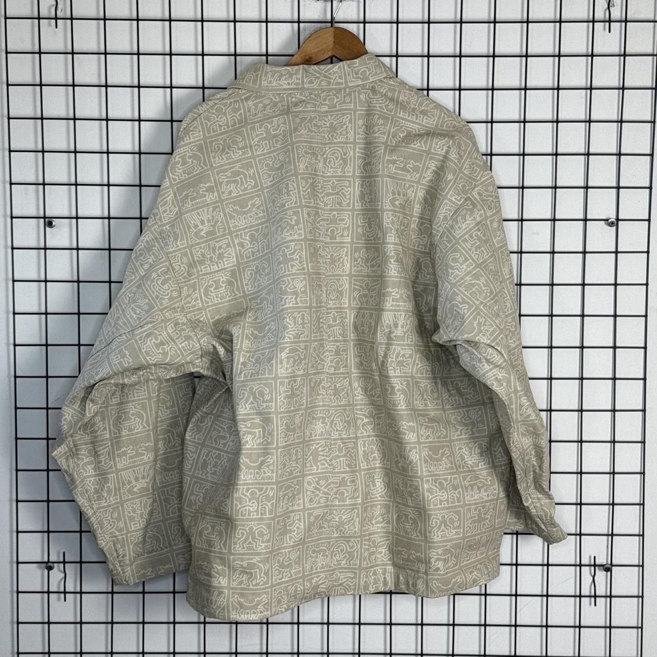 Keith Haring Keith Haring Oversize Jacket Full Print Beige Size US M / EU 48-50 / 2 - 2 Thumbnail