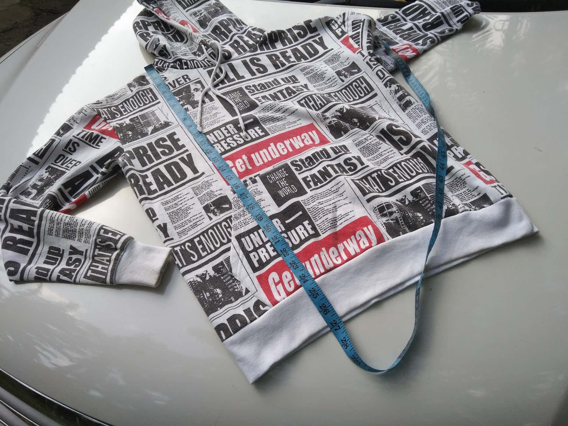 Japanese Brand BROWNY NEWS PAPER SWEATSHIRT HOODIE Size US M / EU 48-50 / 2 - 12 Thumbnail