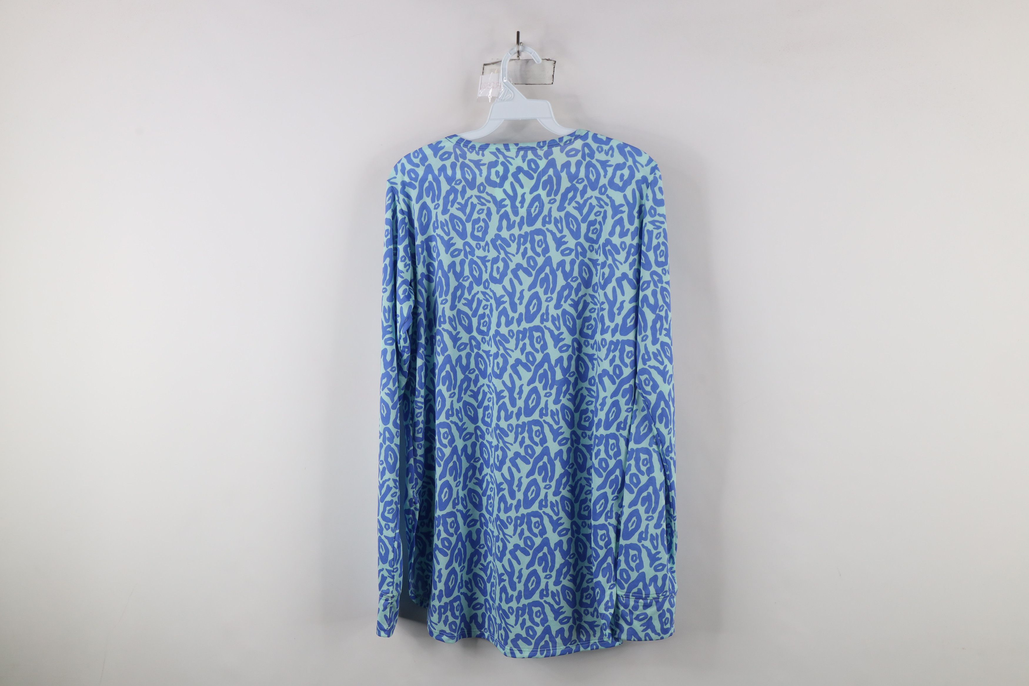 Vintage HiHo Lightweight Knit Long Sleeve Beach T-Shirt Polyester Size L / US 10 / IT 46 - 8 Thumbnail