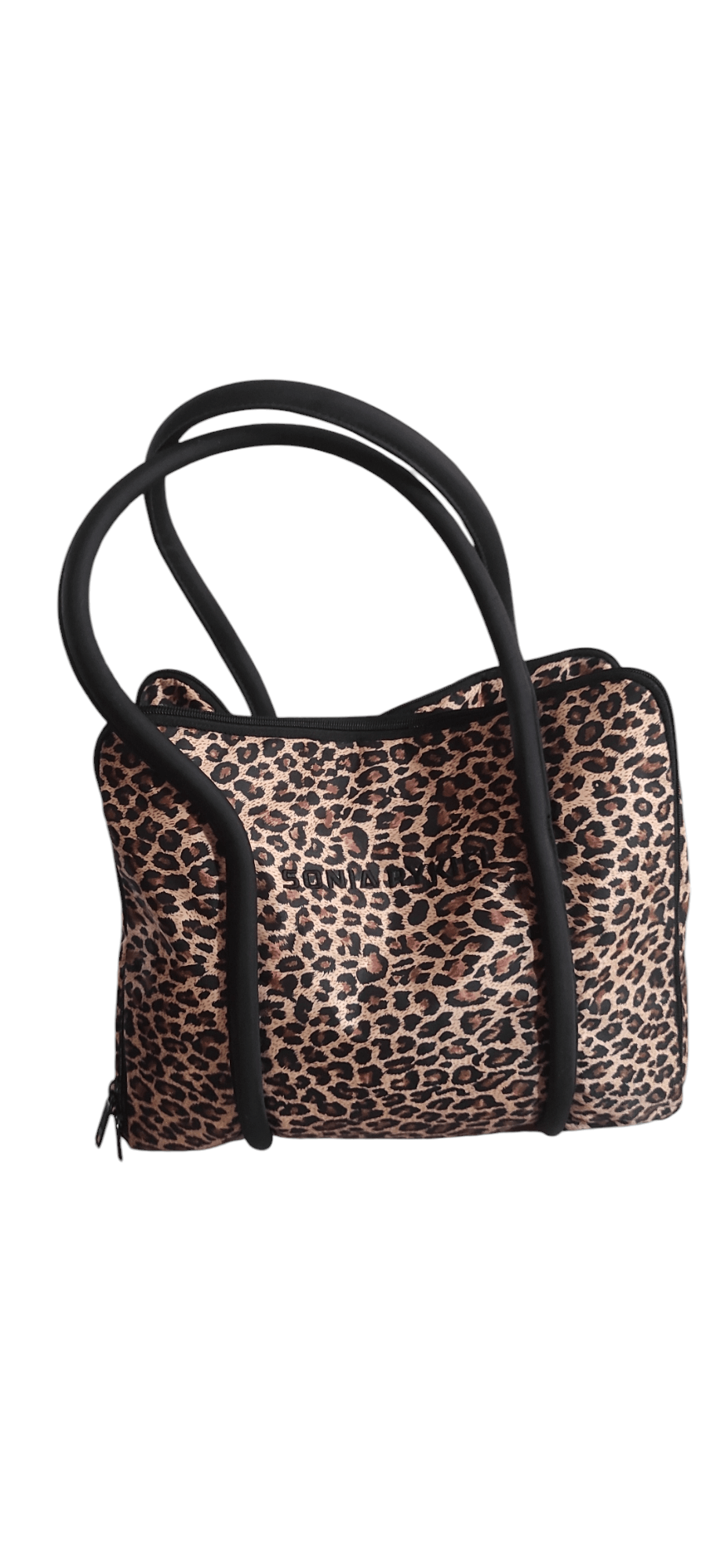 Sonia Rykiel Sonia RYKIEL Paris. Brown Panther Print Nylon Tote Bag Size ONE SIZE - 1 Thumbnail