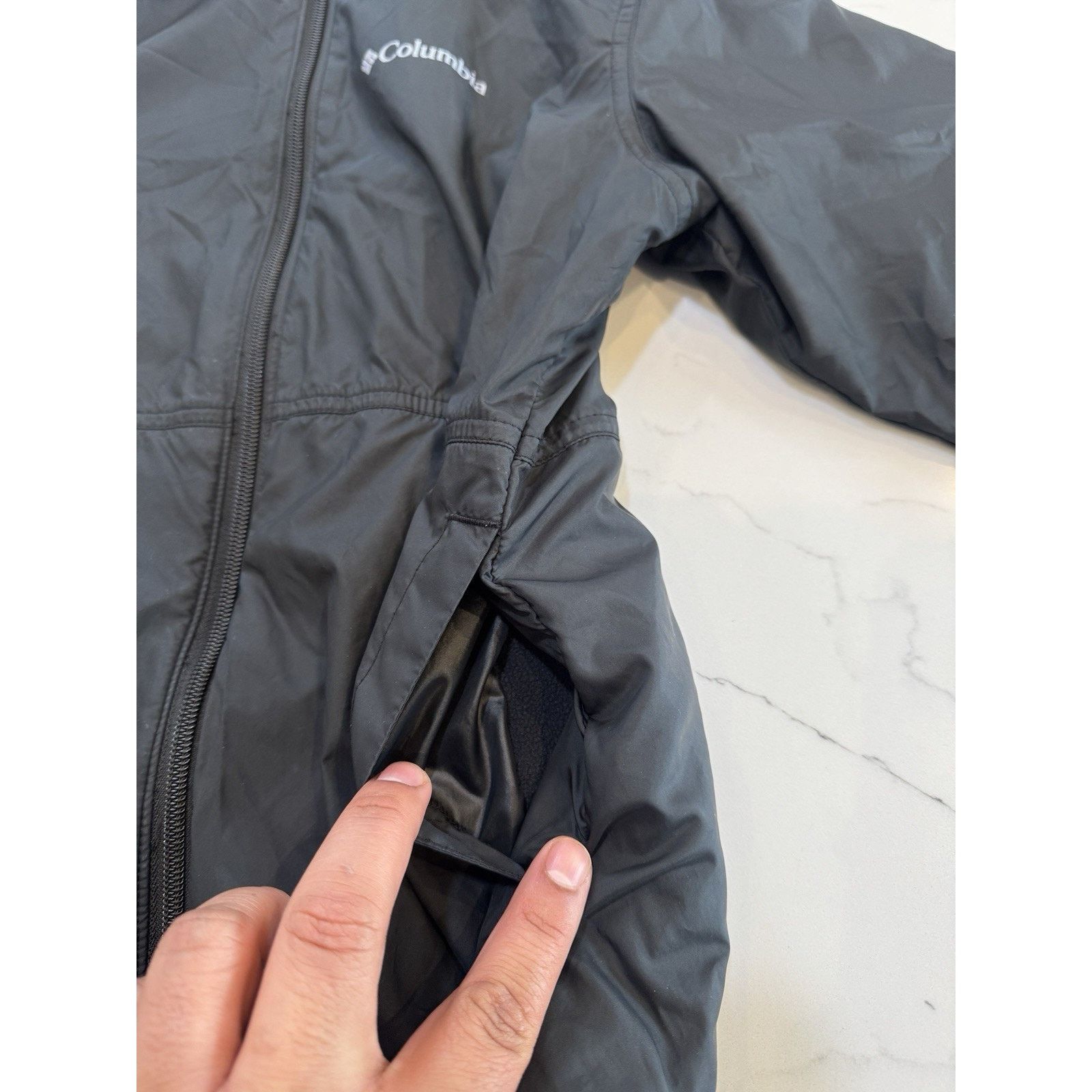 Columbia Columbia Jacket Youth M (10/12) Hooded Full Zip Fleece Lined Size US M / EU 48-50 / 2 - 9 Thumbnail