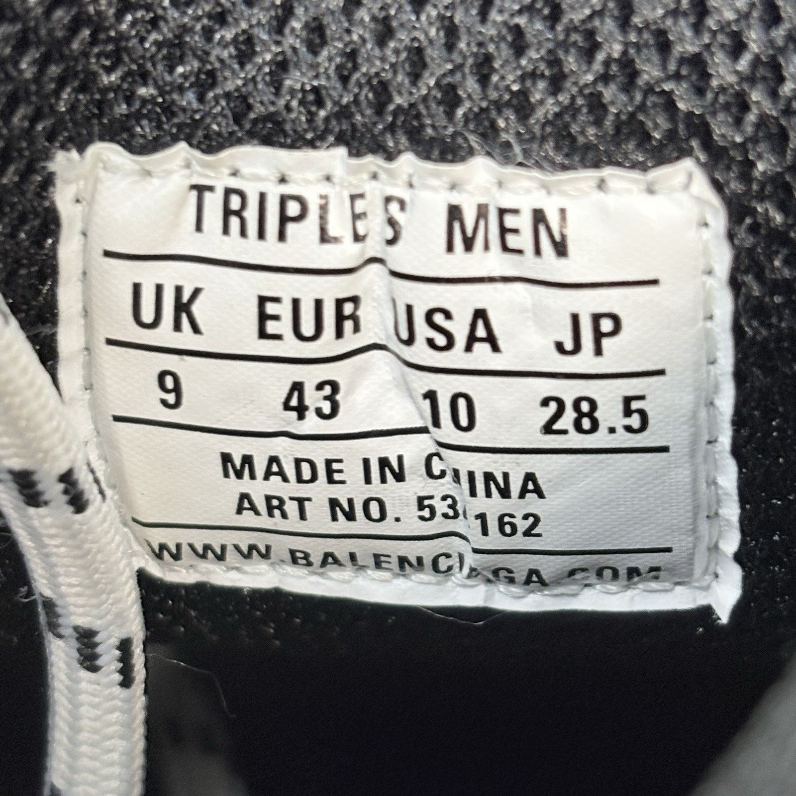 Balenciaga Balenciaga Triple S ' Black Yellow ' | SUPER CLEAN! Size US 10 / EU 43 - 14 Thumbnail