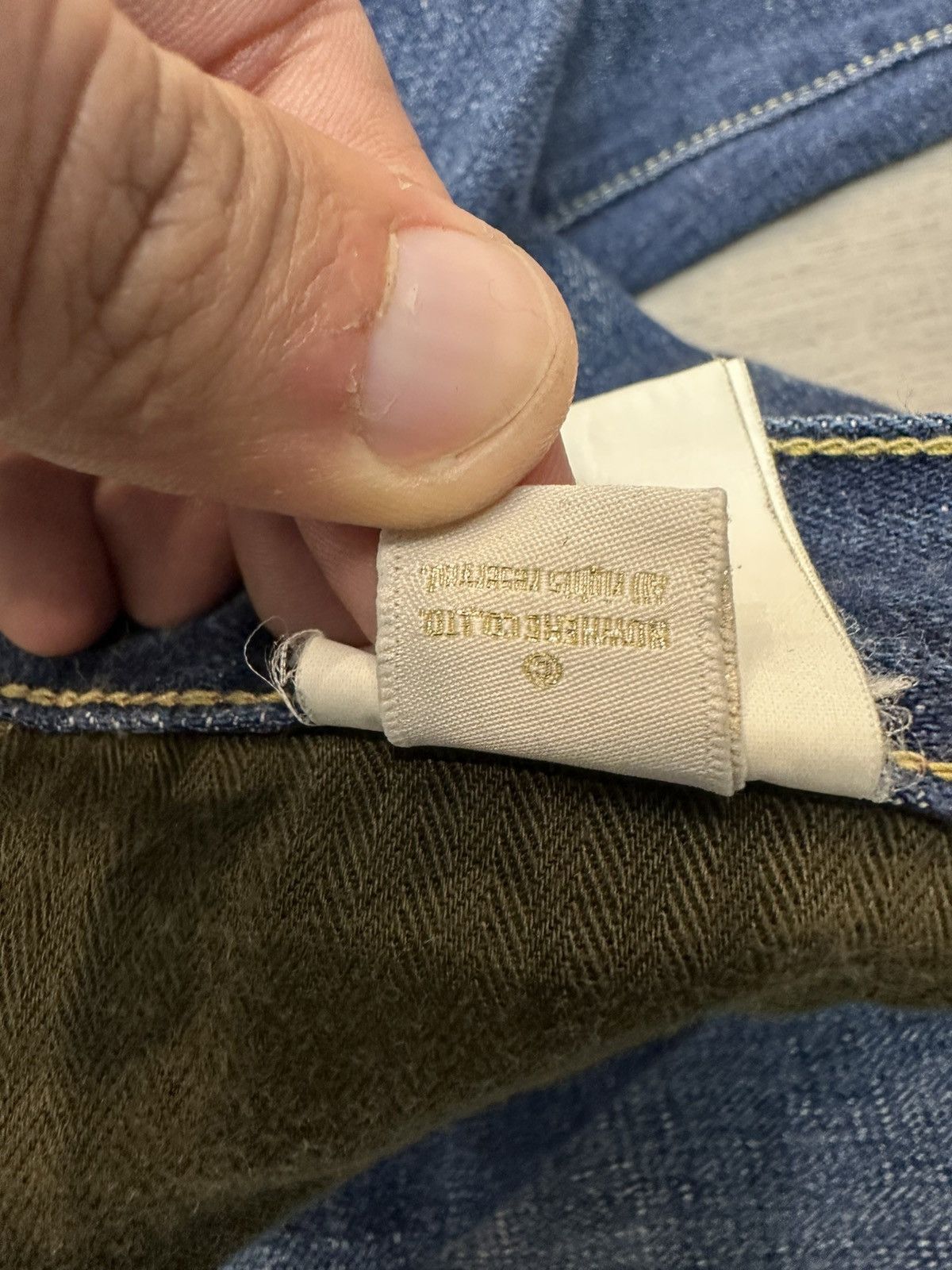 Bape A Bathing Ape (BAPE) Selvedge Denim Jeans – Ape Head Pocket Size US 32 / EU 48 - 12 Thumbnail