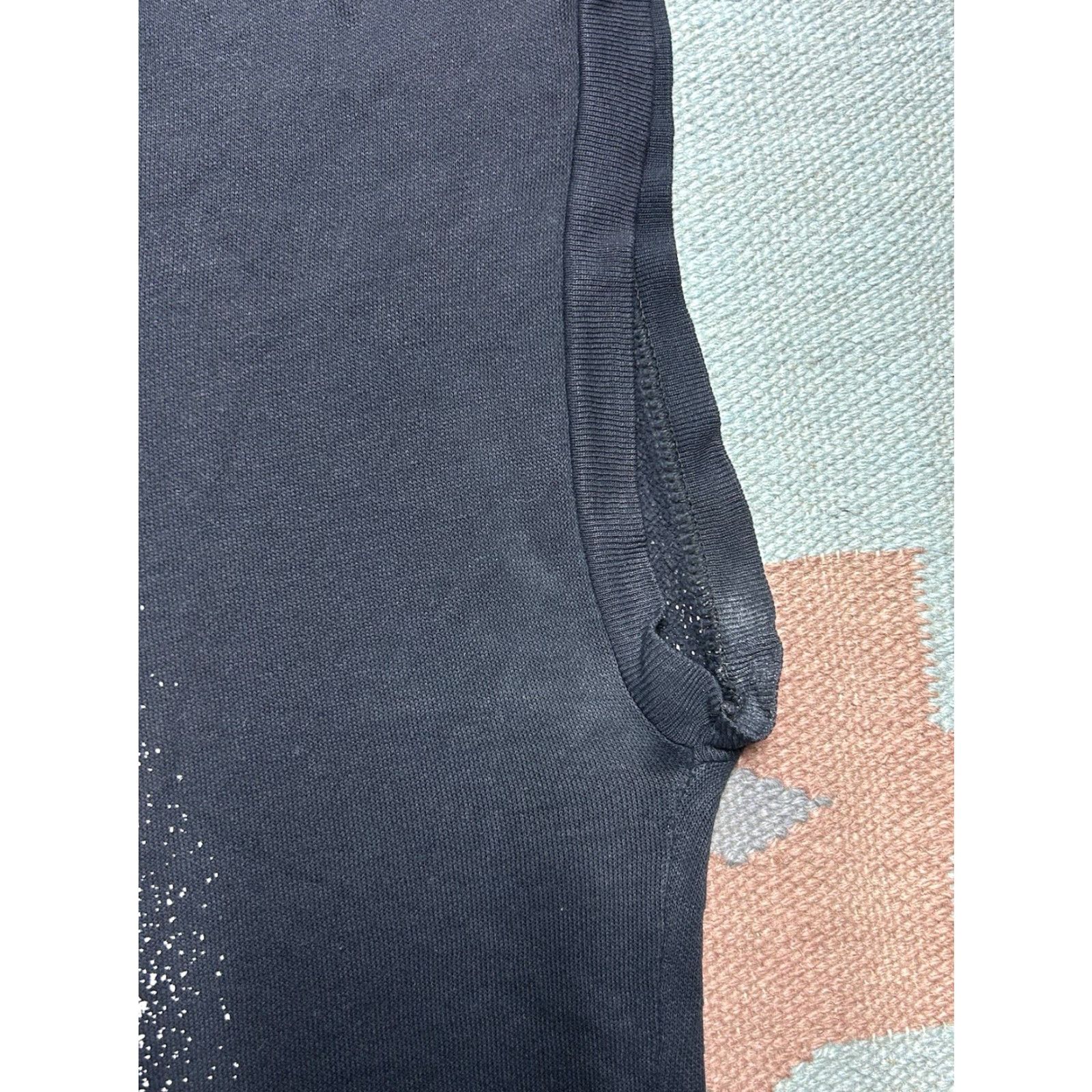 Hunter VINTAGE 80s Sleeveless Sweatshirt Hunter Lion Animal Black Pullover Boxy XL Men's Size US XL / EU 56 / 4 - 3 Thumbnail