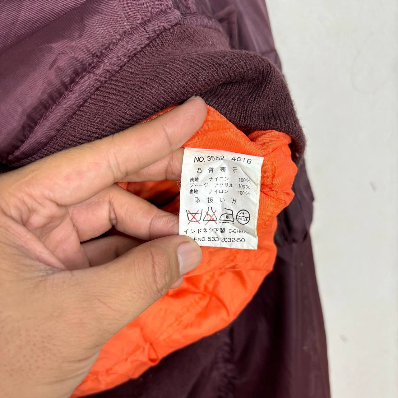 Japanese Brand Vintage Military Us Air Force Flight Jacket Burgundy Bomber Size US M / EU 48-50 / 2 - 9 Thumbnail