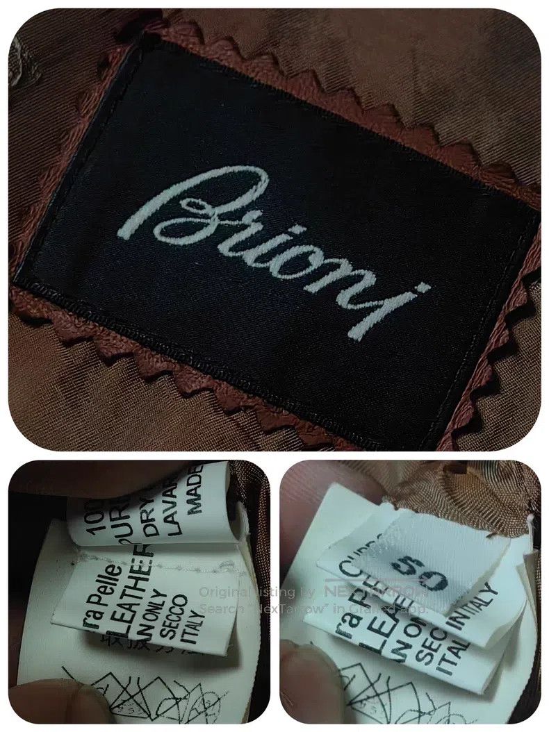 Brioni Brioni Casual leather jacket Size US L / EU 52-54 / 3 - 9 Thumbnail