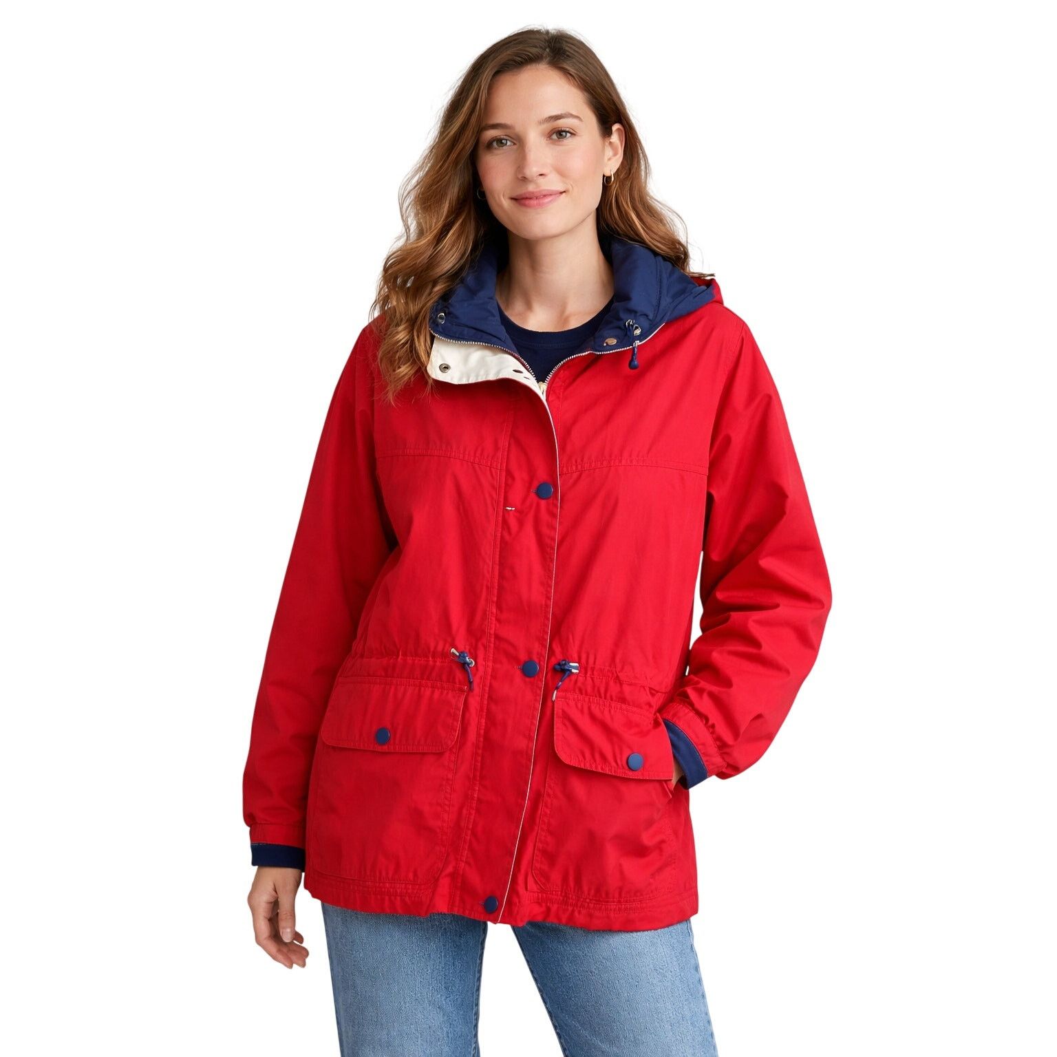 Pacific Trail Vintage Pacific Trail Nautical Barn Coat Jacket Hooded L Size L / US 10 / IT 46 - 1 Thumbnail