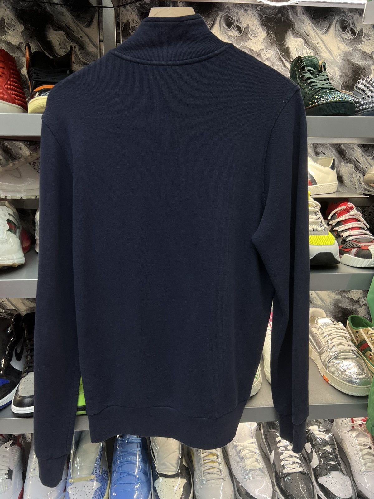 Lacoste Lacoste Blue Quater Zip Sweatshirt Size US L / EU 52-54 / 3 - 2 Thumbnail