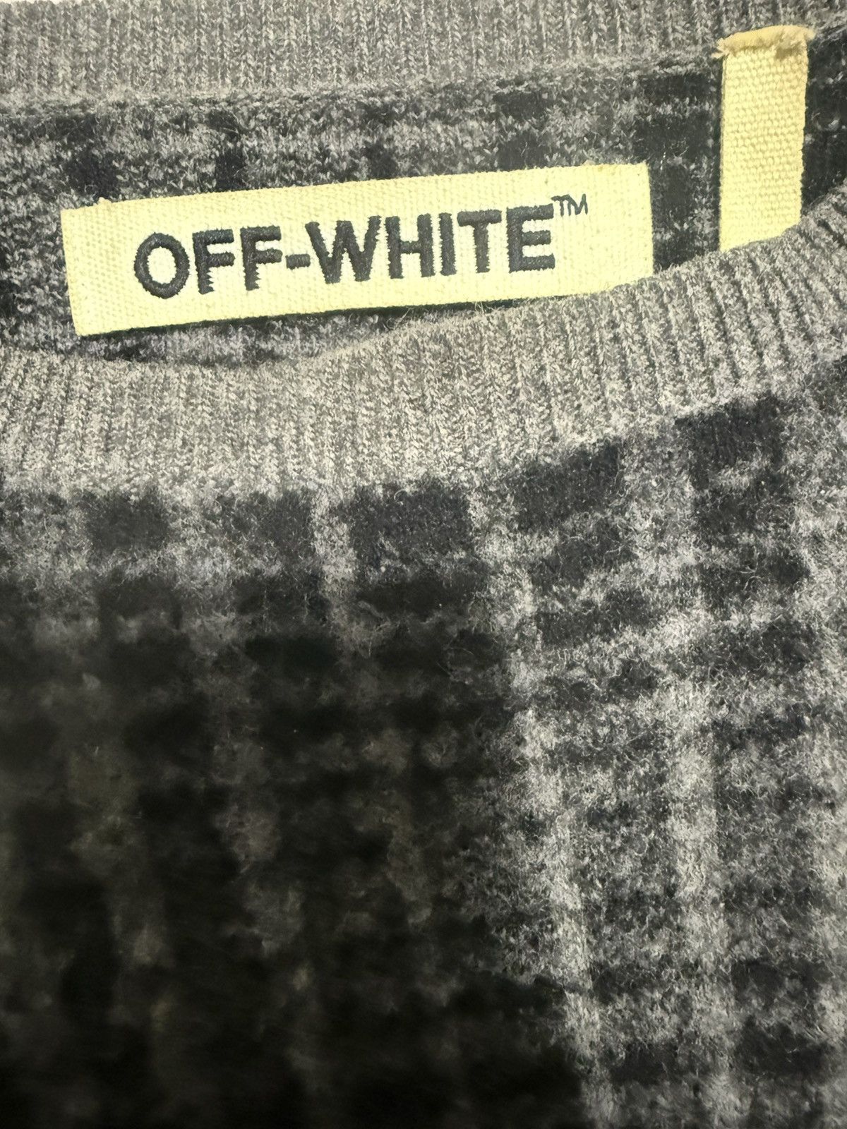 Off-White Off-White grey jumper Size US L / EU 52-54 / 3 - 4 Thumbnail