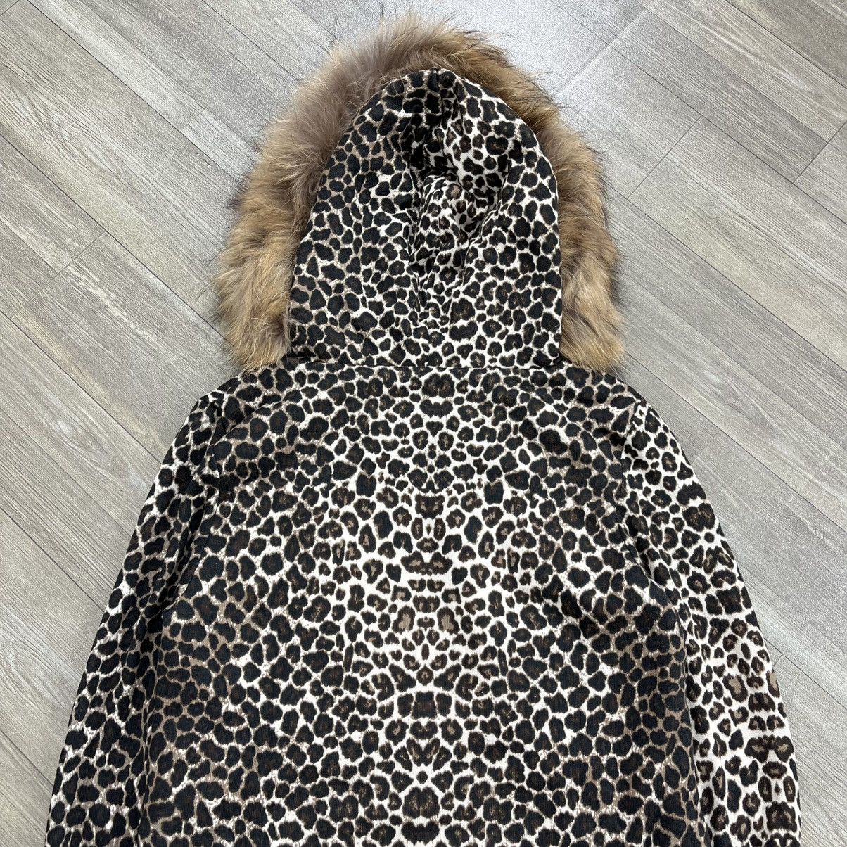 If Six Was Nine 2000s Japanese Leopard Zip Fur Hoodie Gothic Kmrii Lgb Style Size US L / EU 52-54 / 3 - 8 Thumbnail