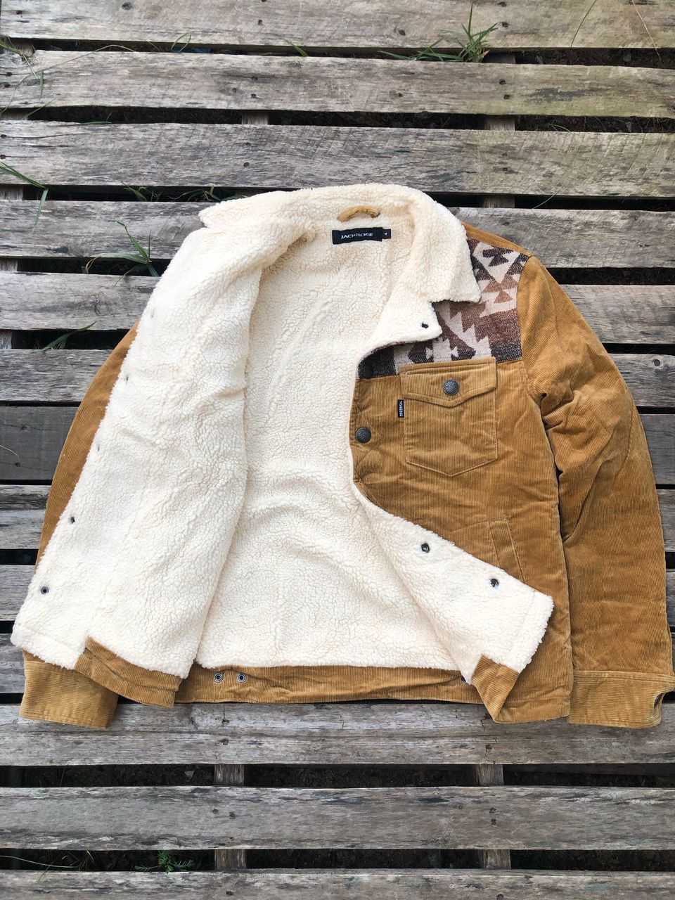 JACKROSE × Vintage Vintage Jack Rose Corduroy Navajo Sherpa Jacket Size US M / EU 48-50 / 2 - 1 Thumbnail