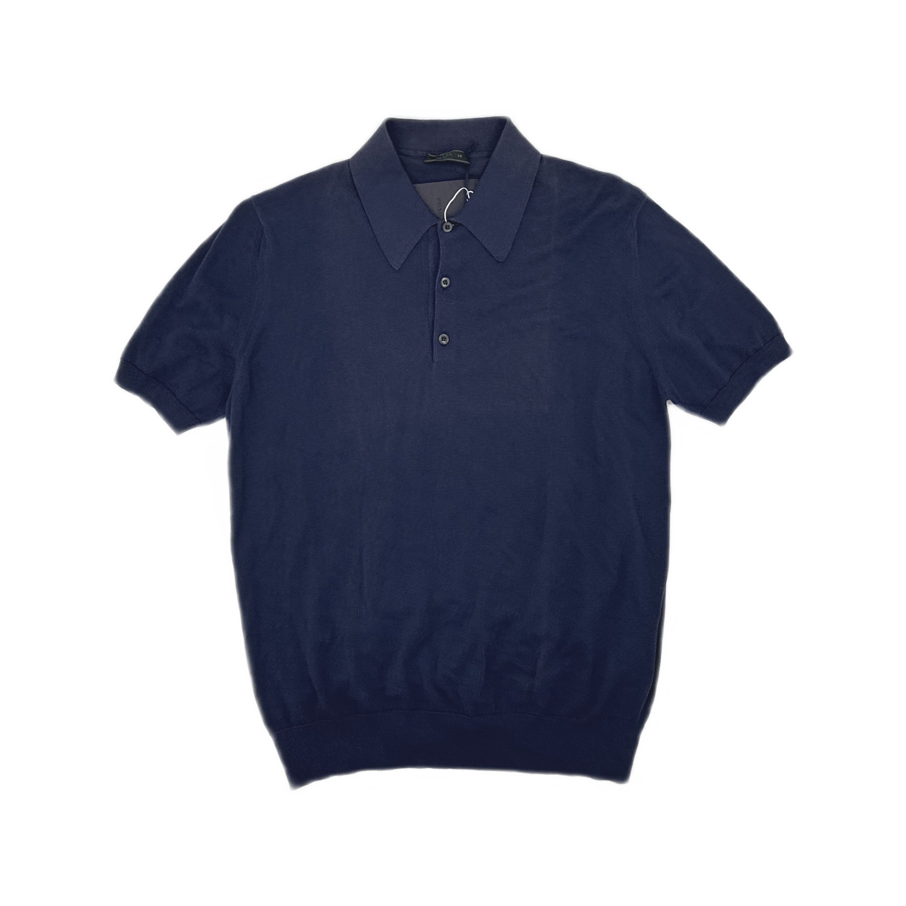 Prada Prada Navy Blue Polo Shirt Size M Size US M / EU 48-50 / 2 - 1 Thumbnail
