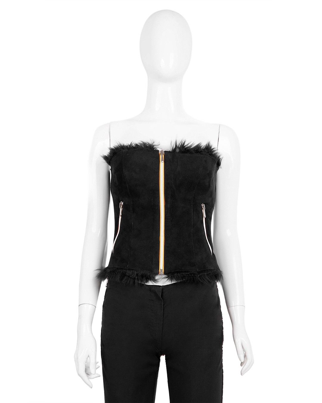 Miu Miu Miu Miu S/S2000 Fur Tube Top Size M / US 6-8 / IT 42-44 - 2 Thumbnail