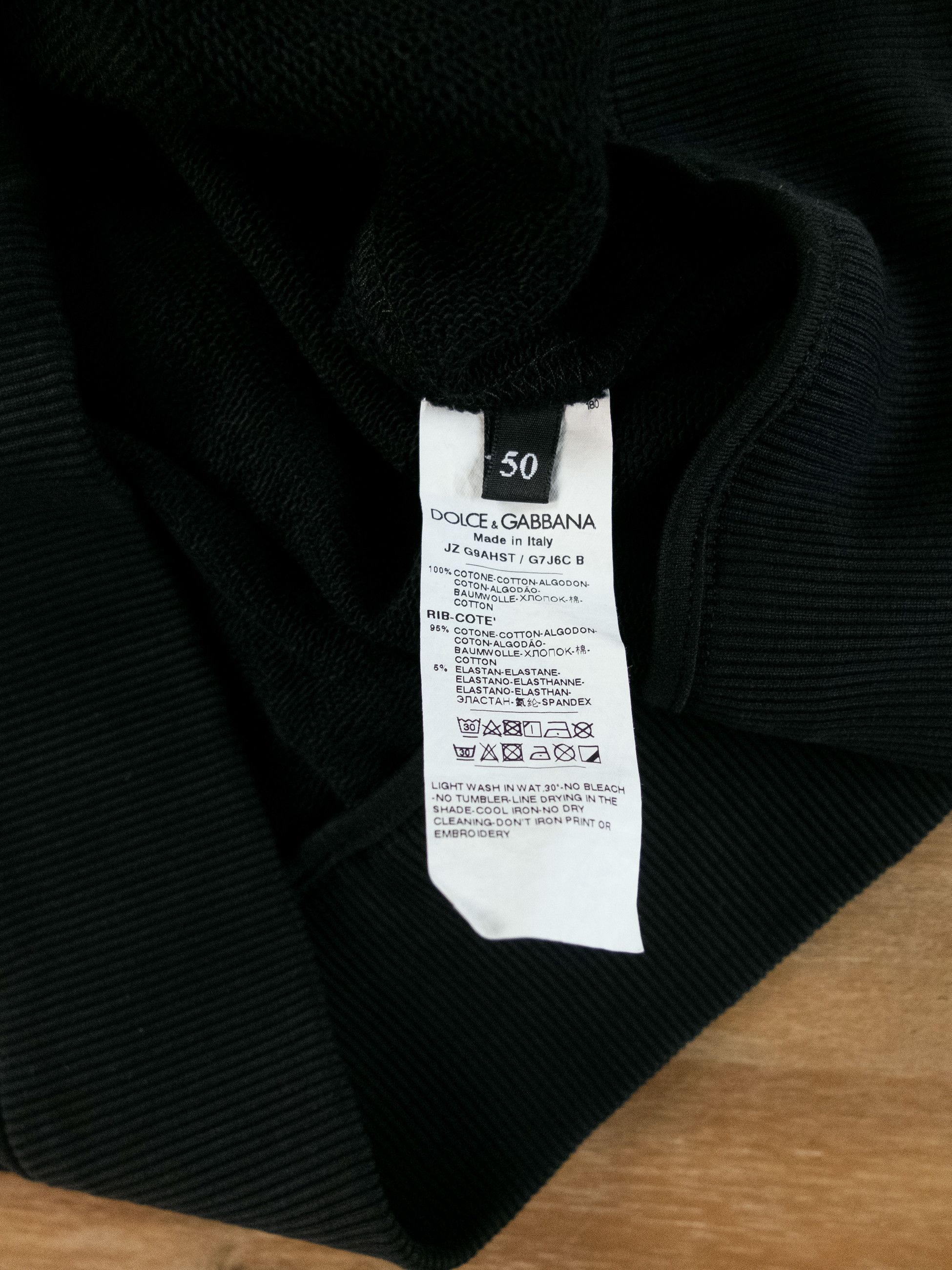 Dolce & Gabbana DOLCE & GABBANA black white DG logo sweatshirt Large Size US L / EU 52-54 / 3 - 11 Thumbnail
