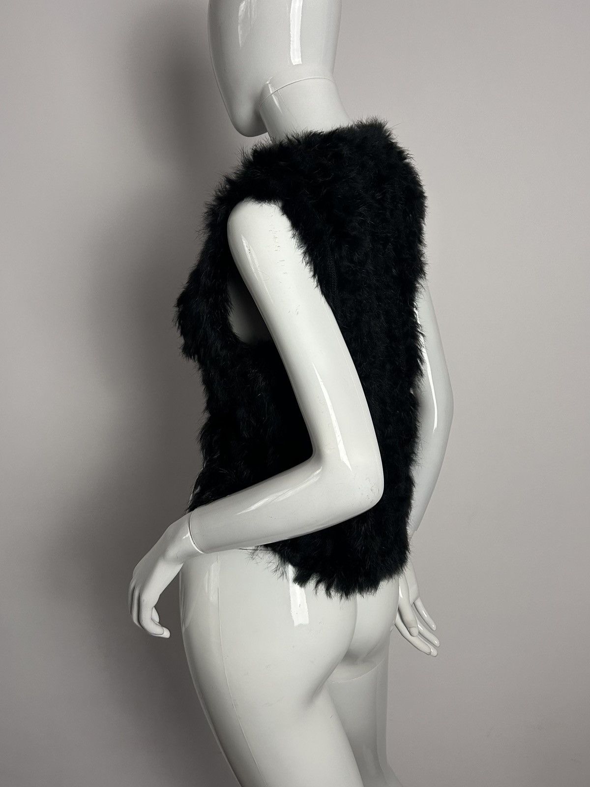 Other Perfect black rabbit fur vest Size S / US 4 / IT 40 - 3 Thumbnail