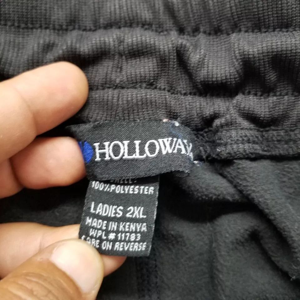 Holloway Holloway Track Pants Womens 2XL Black Drawstring Jogger Size 30" / US 8 / IT 44 - 7 Thumbnail