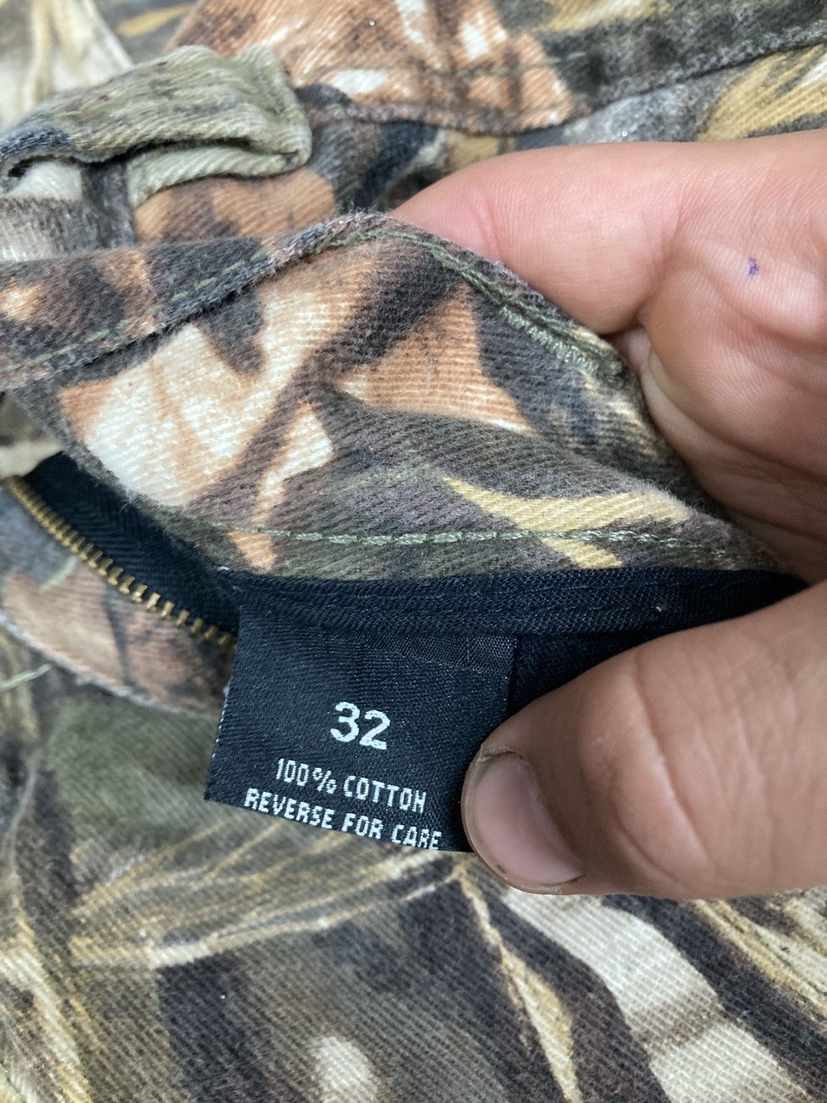 Realtree Vintage Real Tree Thick Jungle Camo Cargo Pants Size US 32 / EU 48 - 8 Thumbnail