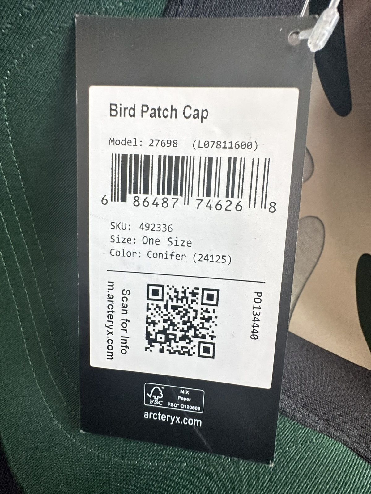 Arc'teryx Arc’teryx Bird Patch Cap Size ONE SIZE - 4 Thumbnail