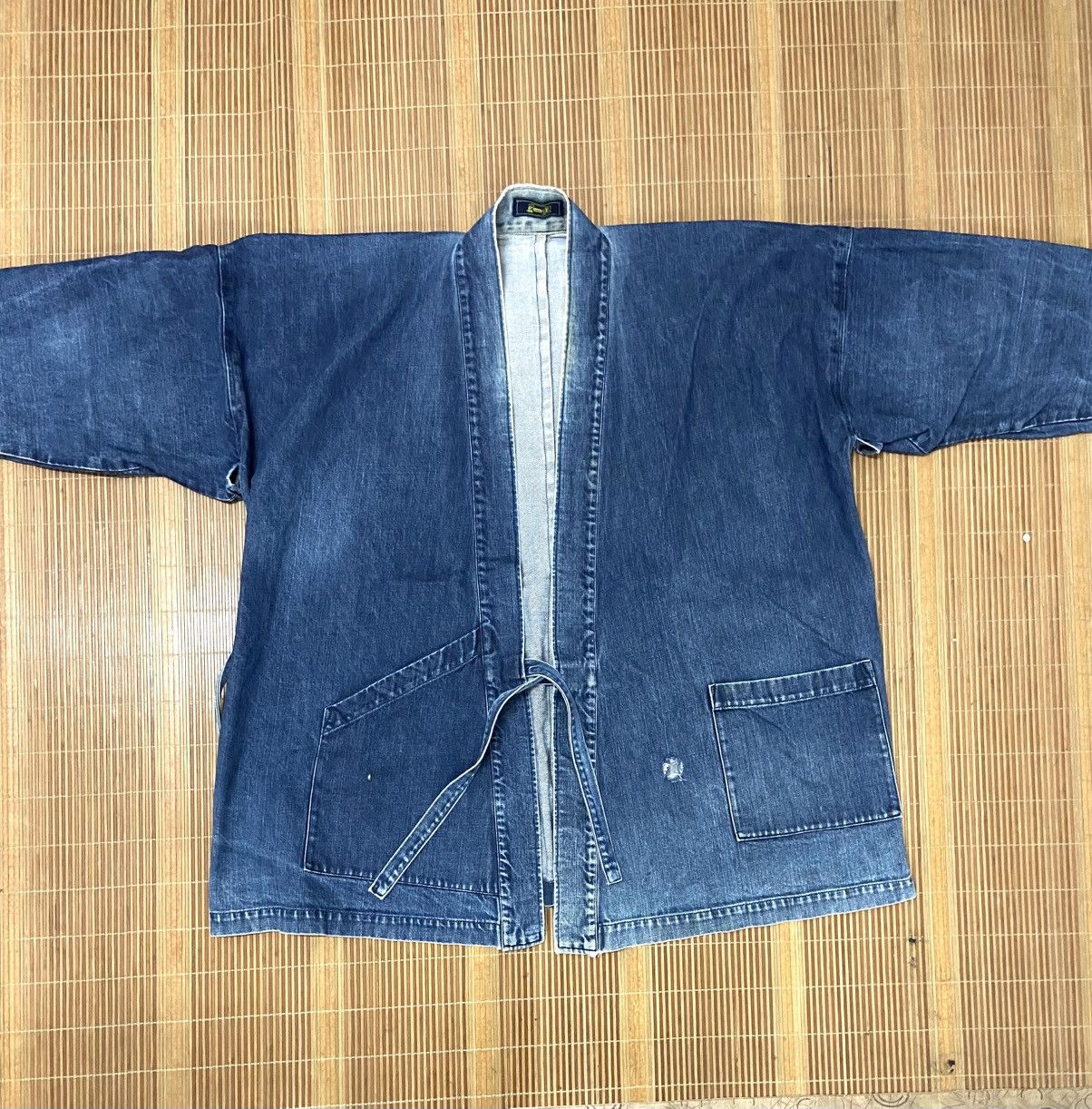 Japanese Brand × Vintage SAKAMOTO KIMONO DENIM JACKET🔥🔥 Size US L / EU 52-54 / 3 - 6 Thumbnail