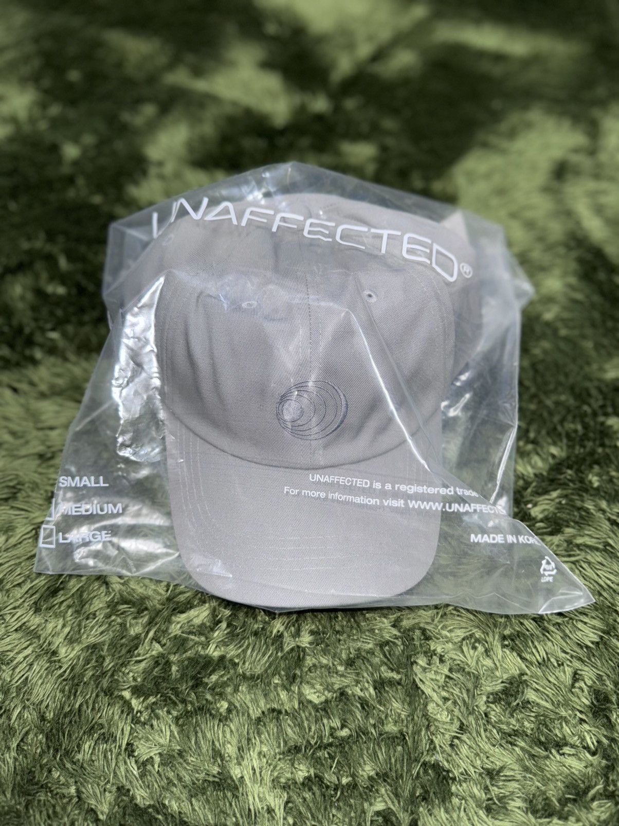 EASTLOGUE × Japanese Brand [M] unaffected symbol embroidery logo string cap gray Size ONE SIZE - 6 Thumbnail