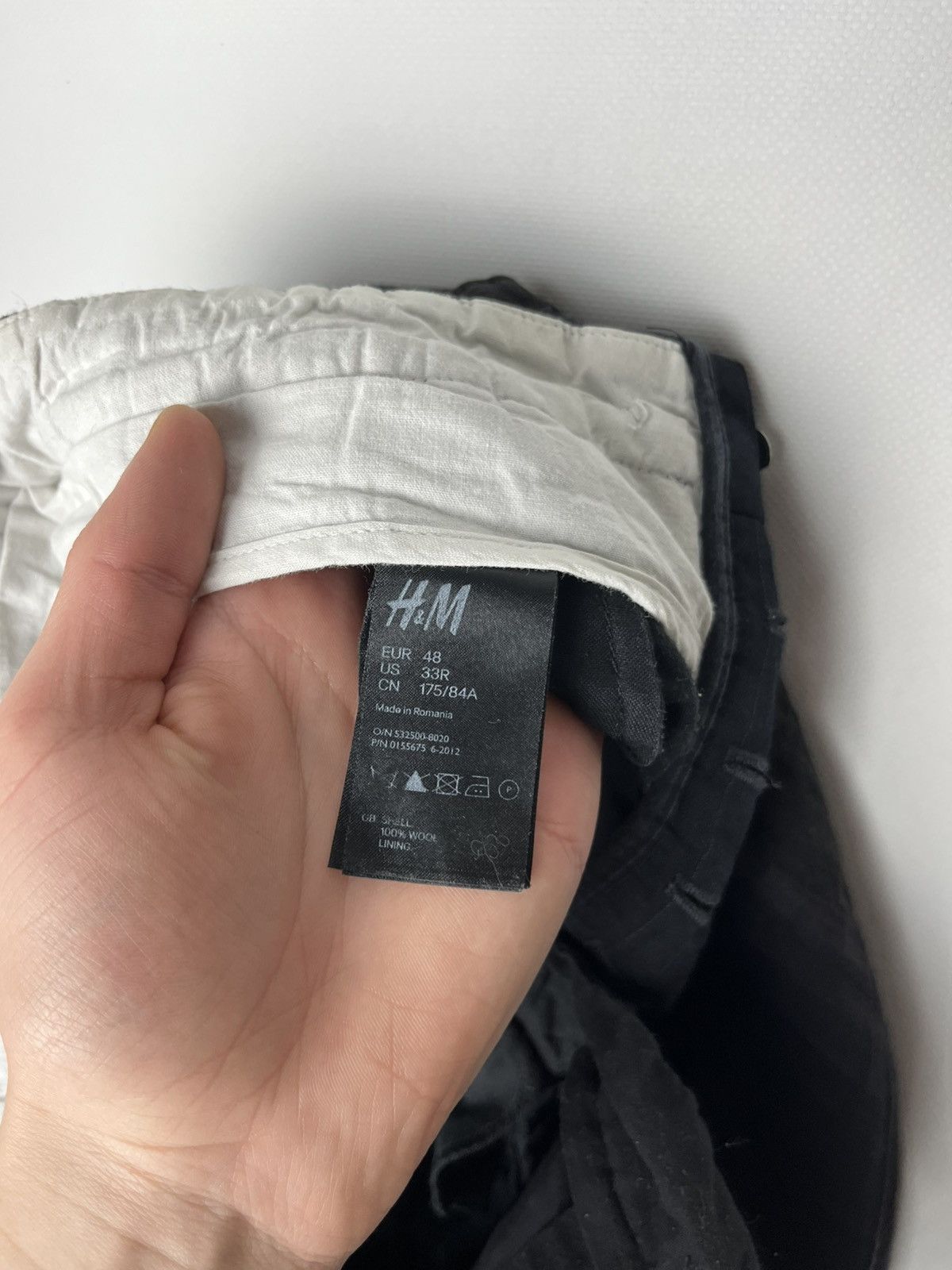 H&M × Maison Margiela Maison Margiela X H&M 100% Wool Lining Pants Size US 33 - 12 Thumbnail