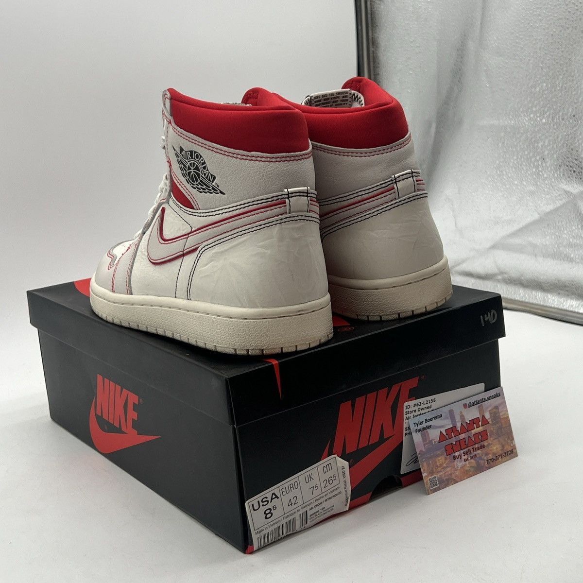 Nike Air Jordan 1 high phantom Size US 8.5 / EU 41-42 - 4 Thumbnail