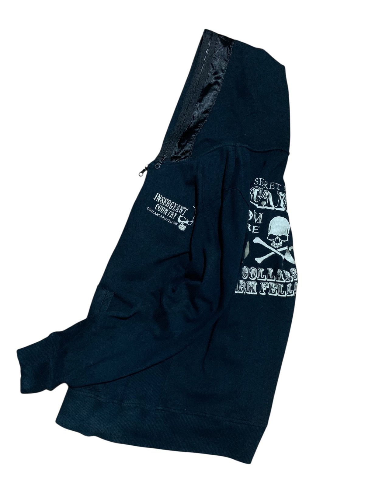 If Six Was Nine × Japanese Brand × Le Grande Bleu (L.G.B.) 1967 Collars hidden poem skull multi zip hoodie punk style Size US M / EU 48-50 / 2 - 17 Thumbnail