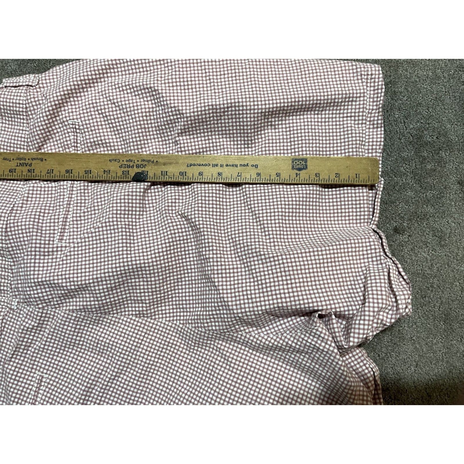 Old Navy Old Navy Shorts Chino Womens 28 Plus Pink Gingham Check Casual 5in Inseam Preppy Womens Size 28" / US 6 / IT 42 - 5 Thumbnail