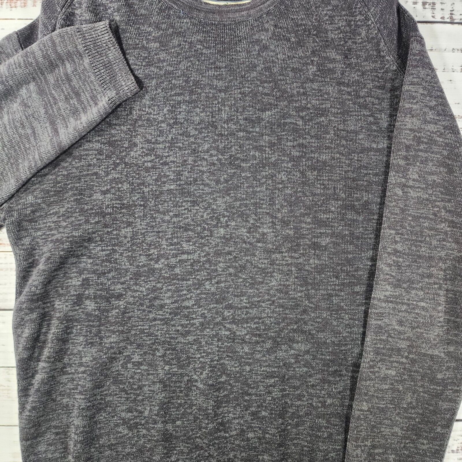 Tommy Bahama Tommy Bahama Sweater Mens XL Gray Crew Silk Cotton Blend Size US XL / EU 56 / 4 - 3 Thumbnail