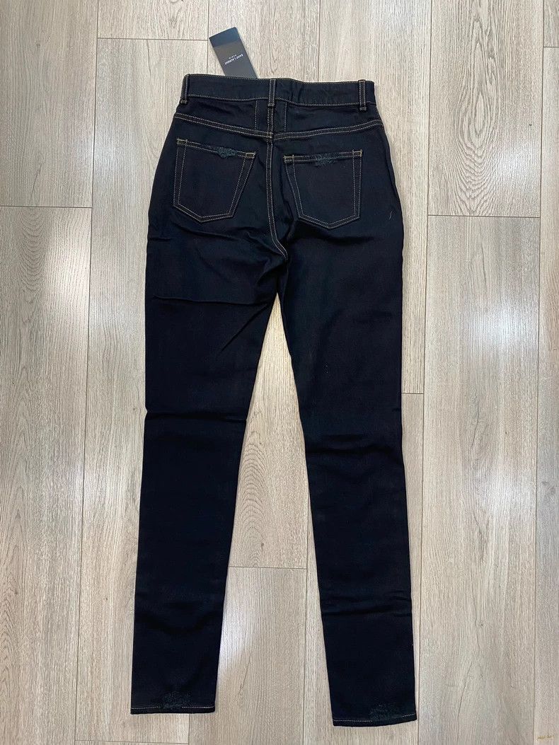 Saint Laurent Paris saint Laurent parisSolid Slim Fit Denim Pants 2503-Nextarr Size US 26 / EU 42 - 2 Thumbnail