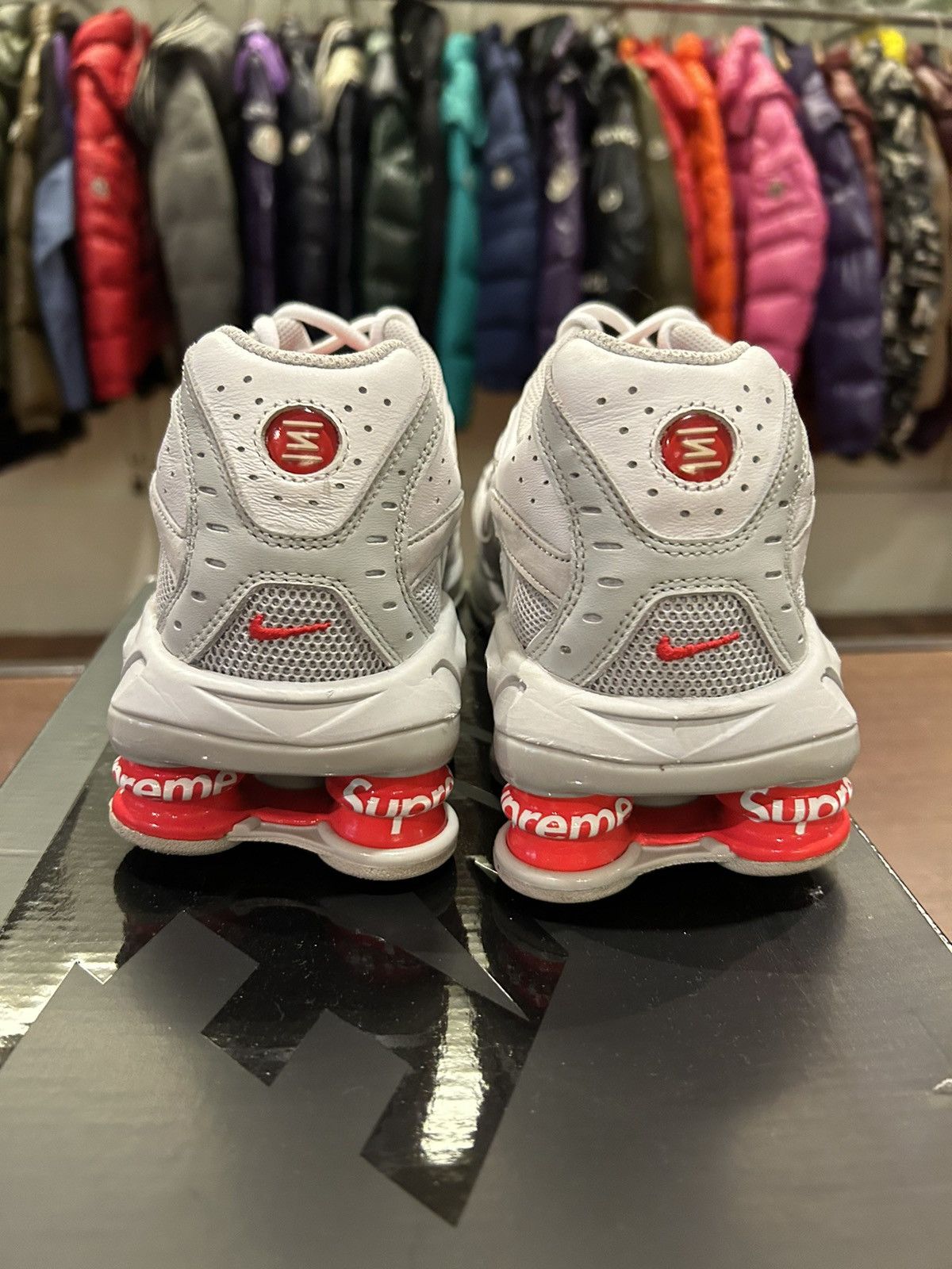 Nike × Supreme Nike Shox Ride 2 SP ‘Supreme White’ Size US 11 / EU 44 - 6 Thumbnail
