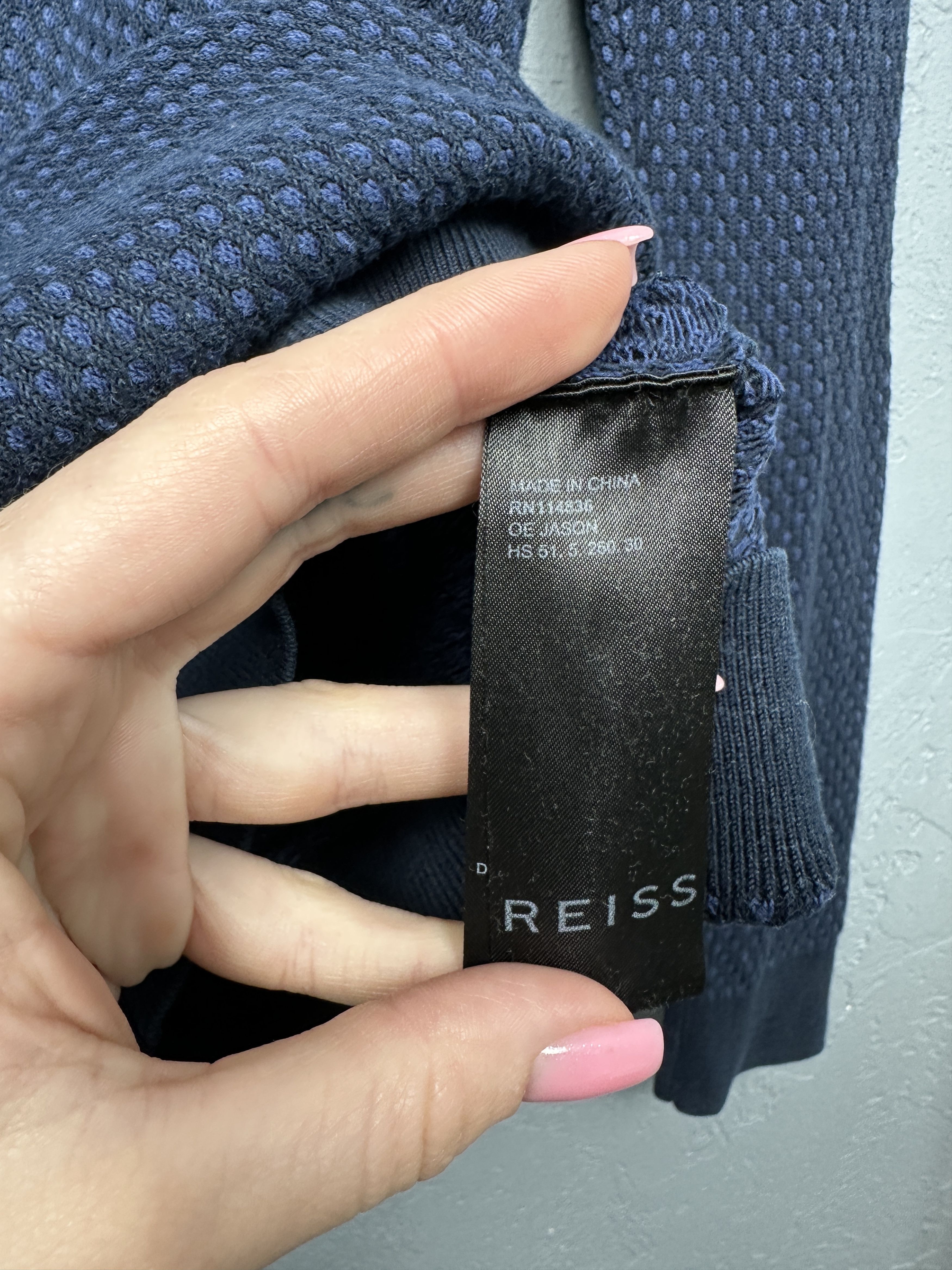 Reiss Reiss Mens Quarter 1\4 Zip Sweater Size US S / EU 44-46 / 1 - 5 Thumbnail