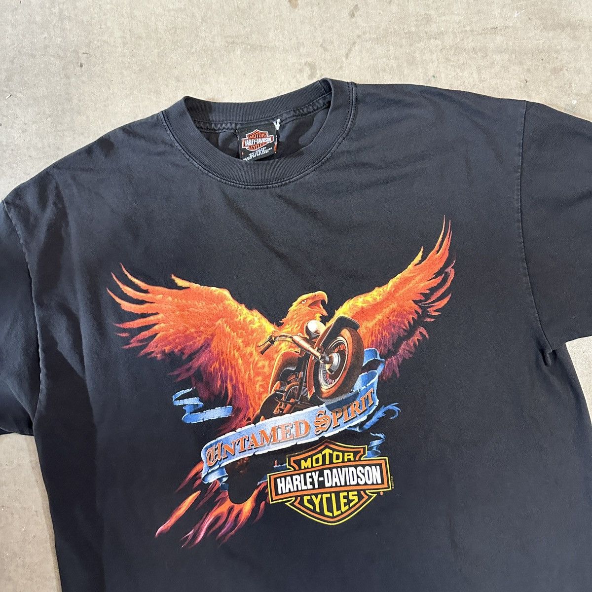 Harley Davidson × Vintage Harley Davidson 90s Untamed Spirit Size Large Boise Idaho Size US L / EU 52-54 / 3 - 2 Thumbnail