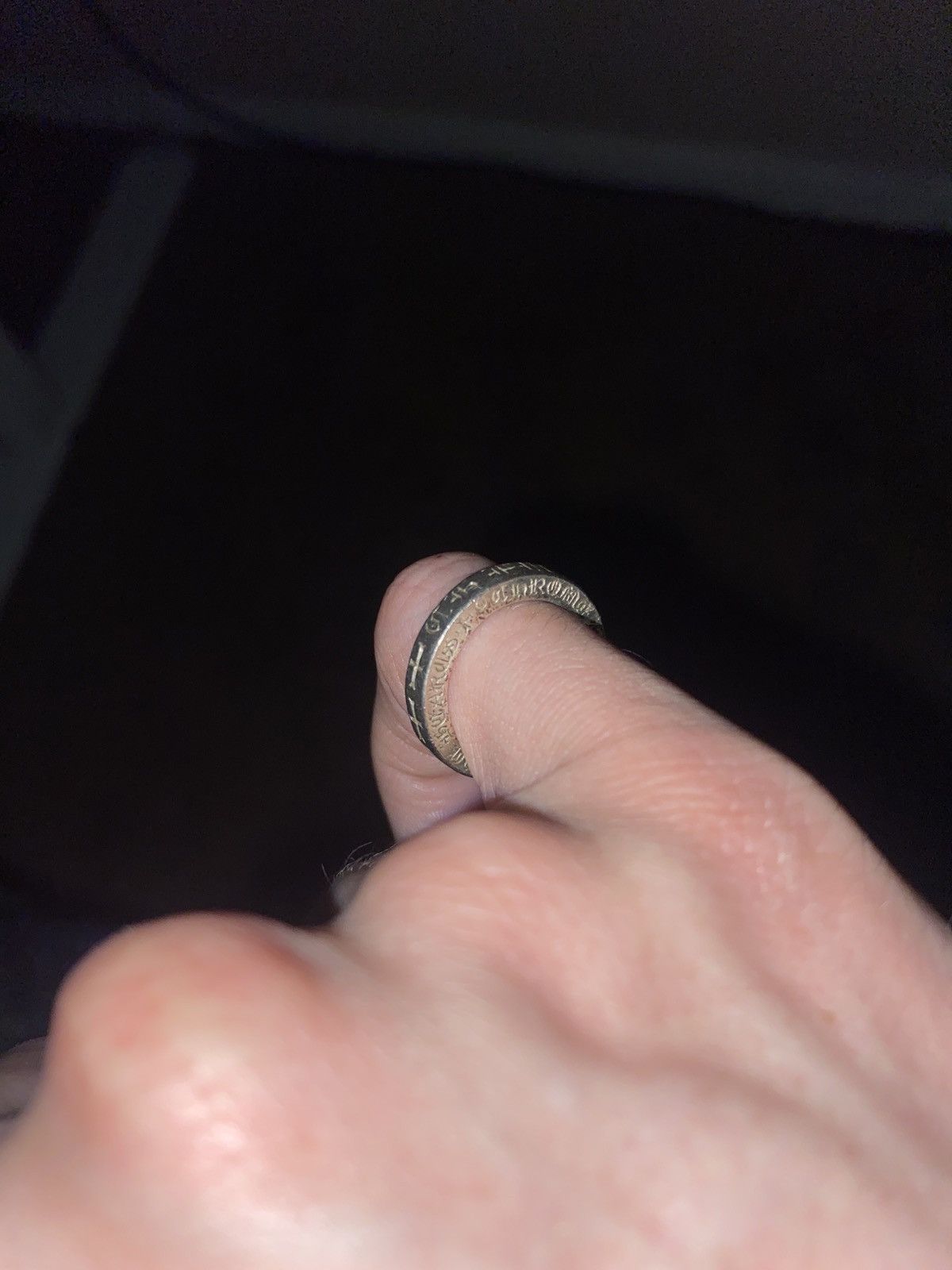 Chrome Hearts RARE Chrome Hearts FUCK YOU Spacer Ring 3mm Size 5 Silver Size ONE SIZE - 11 Thumbnail