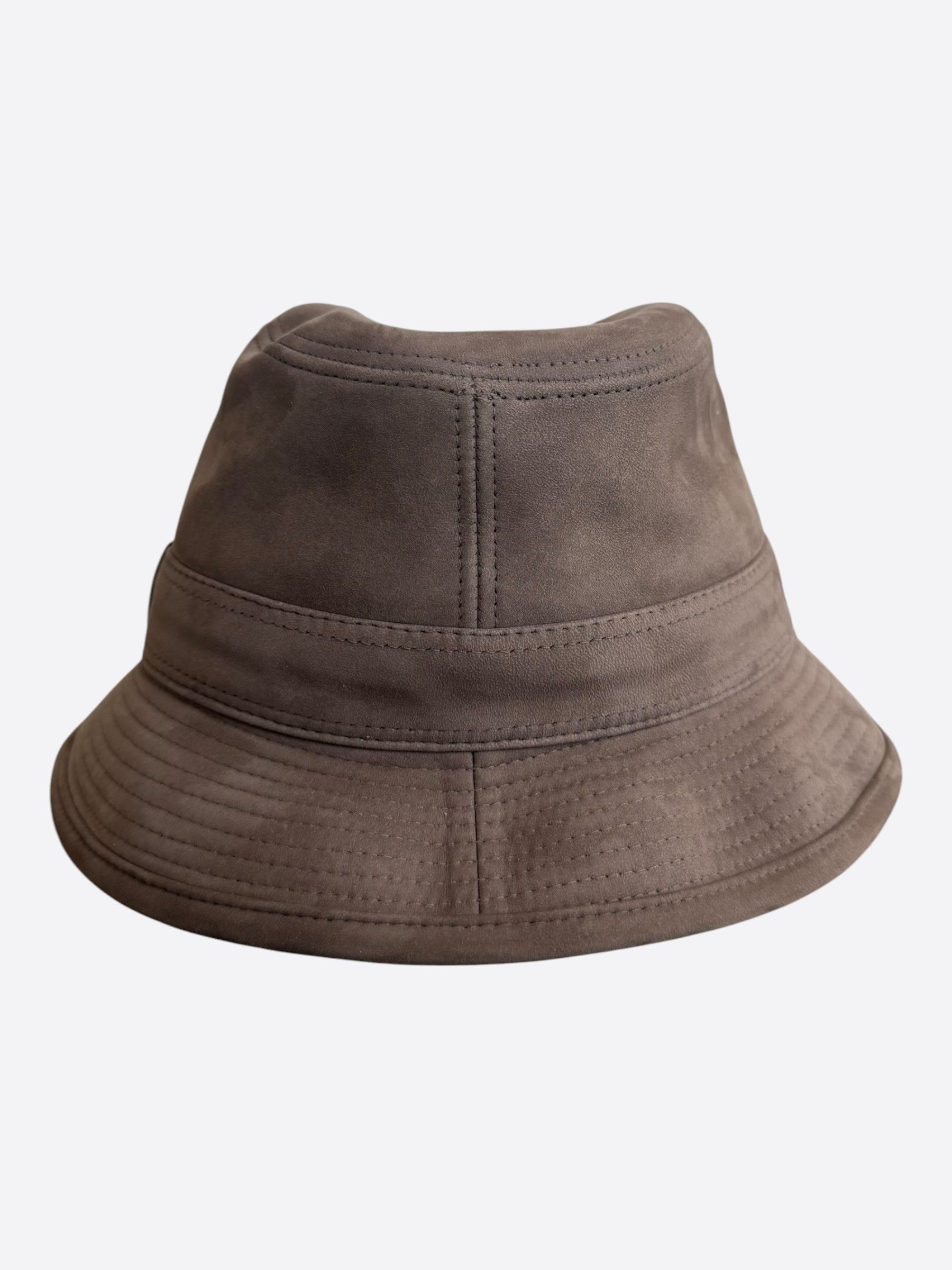 Hermes Hermes Brown Suede Fedora Size ONE SIZE - 3 Thumbnail