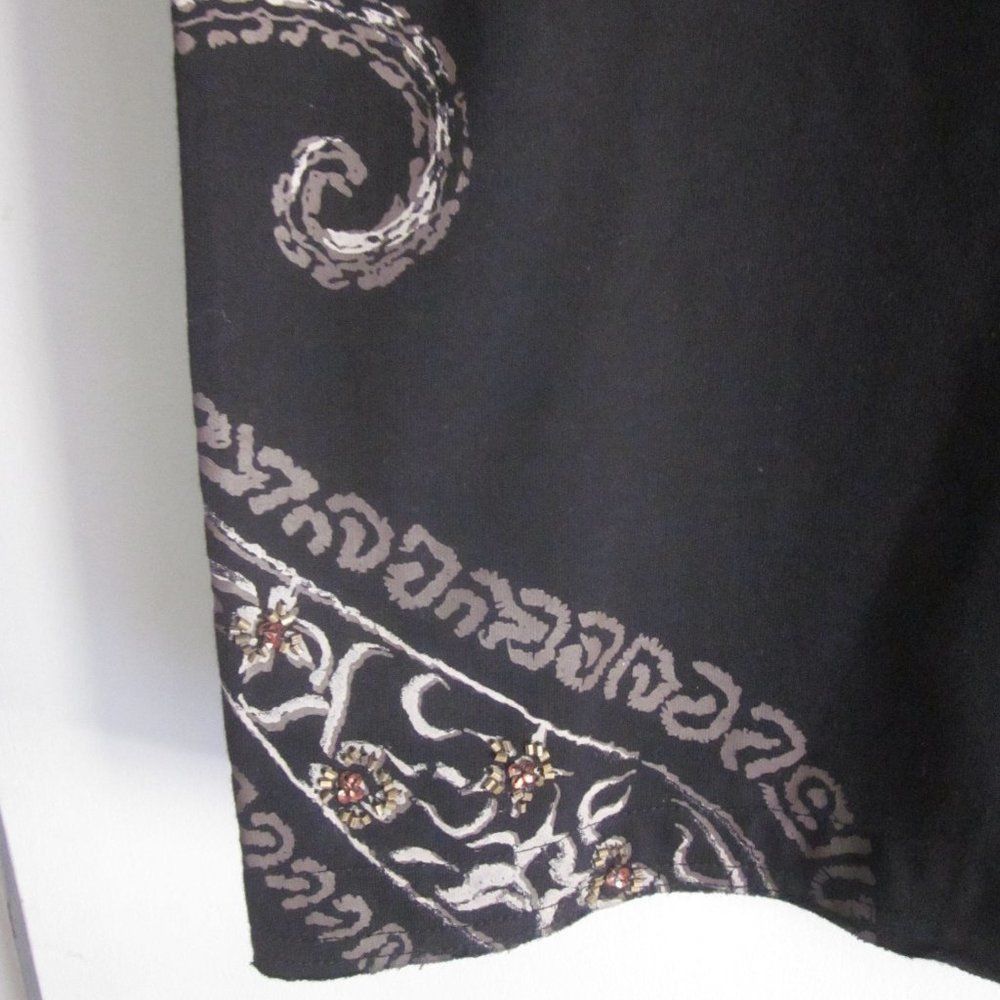 Vintage LA Blend Black Cotton Womens Sweatpants Size L Loungewear Size 29" - 11 Thumbnail