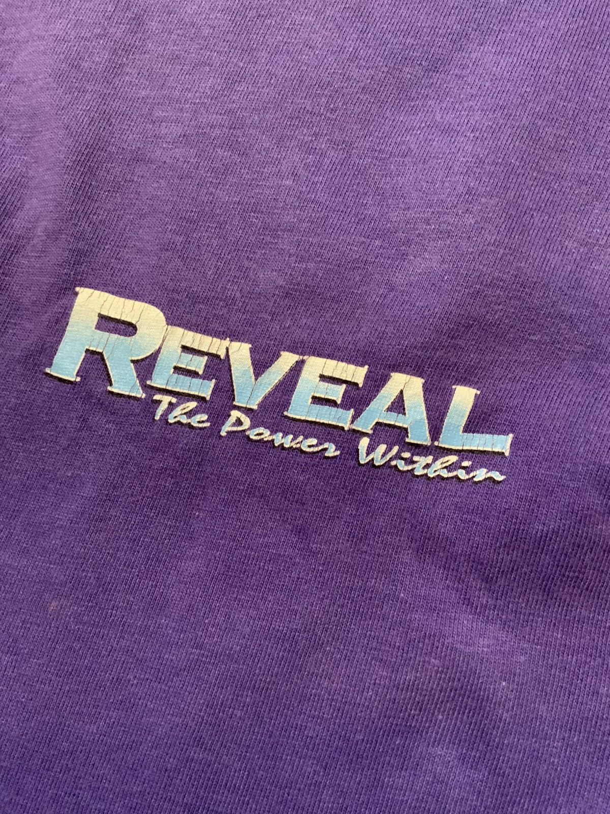 Hanes × Vintage Vintage 90s Reveal The Power Within Hanes Beefy T T-Shirt Size US L / EU 52-54 / 3 - 5 Thumbnail