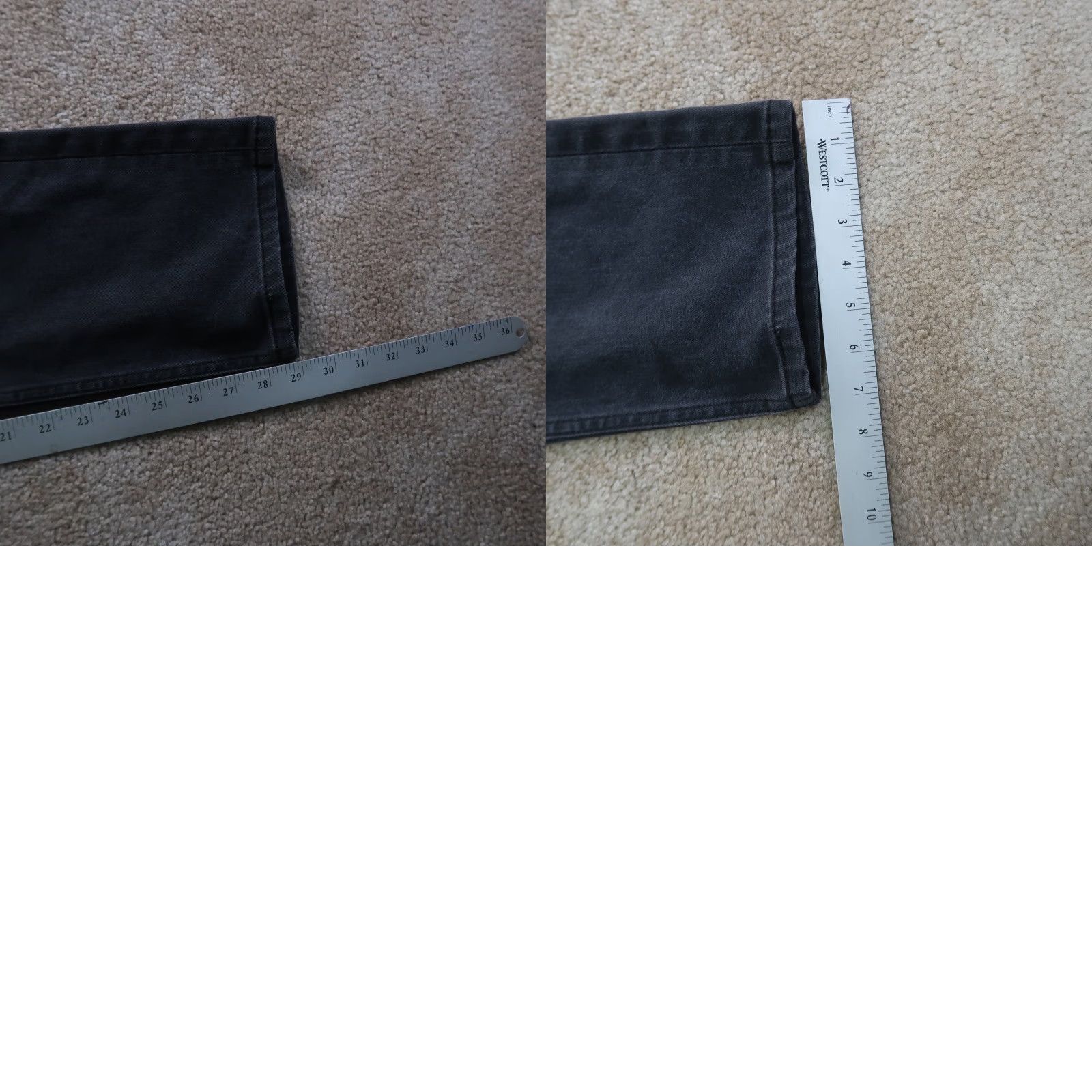 Levi's Levi's 513 Slim Straight Leg Jeans Men's 30x30 Gray Denim Pants Stretch 5-Pocket Design Regular Fit Size US 30 / EU 46 - 9 Thumbnail