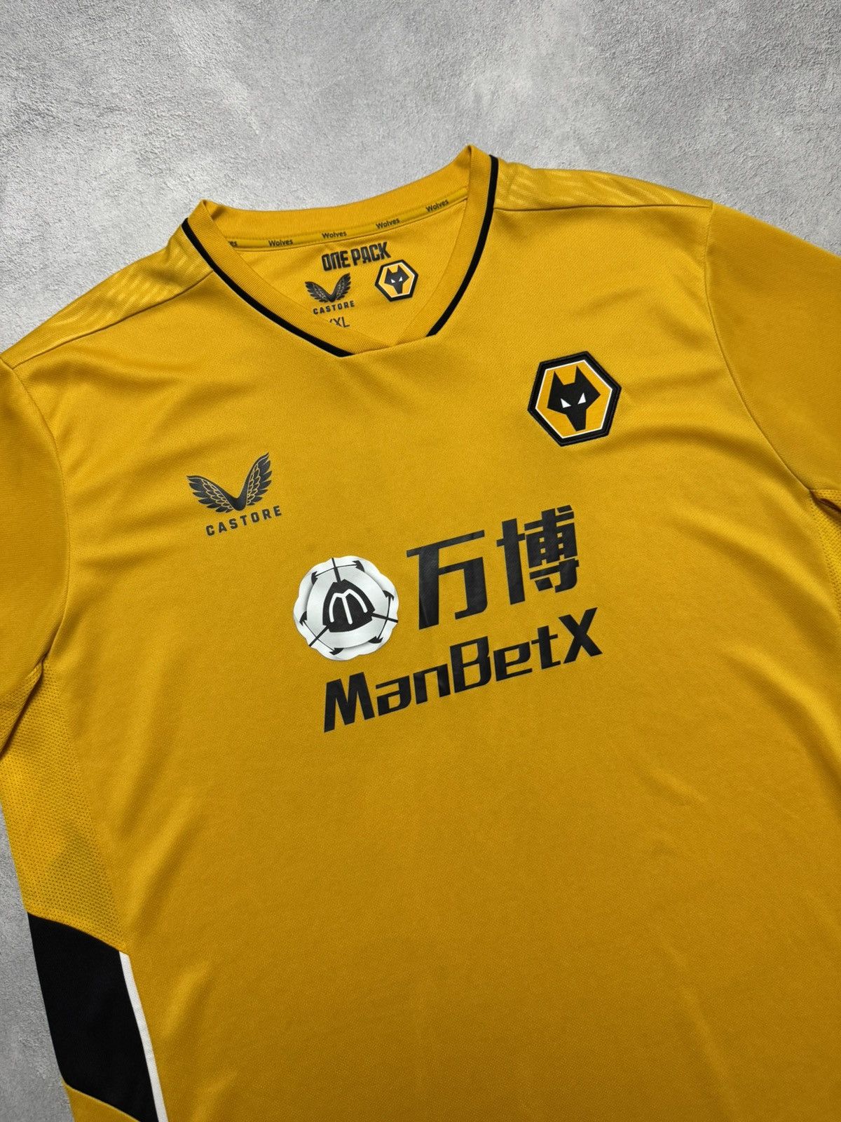 Castore Wolverhampton Wanderers 2021 2022 Home Shirt Jersey Castore Size US XXL / EU 58 / 5 - 3 Thumbnail