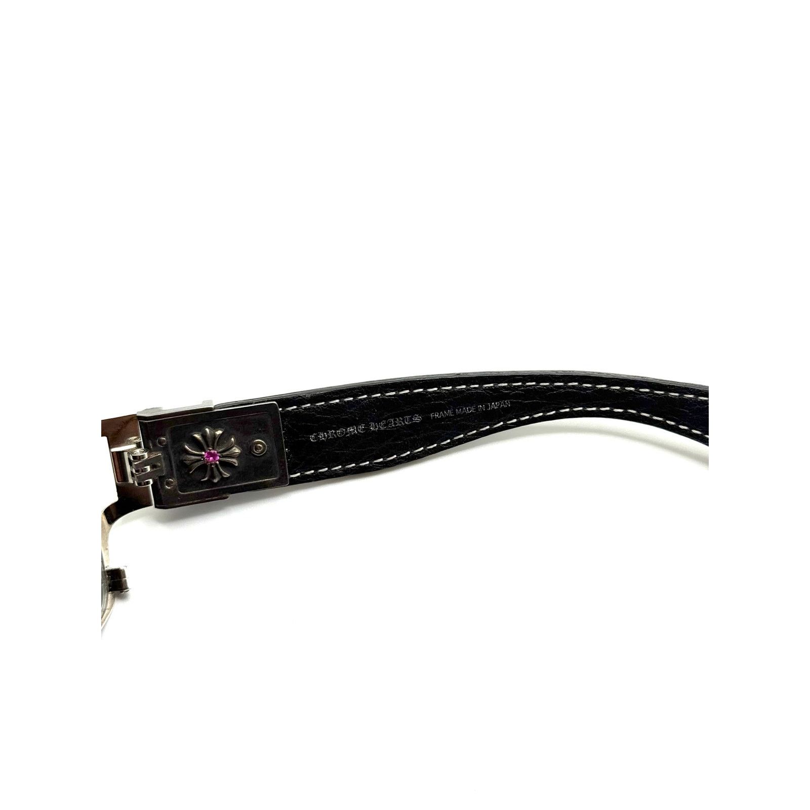 Chrome Hearts Chrome Hearts REHAB-I factory diamonds leather sunglasses Size ONE SIZE - 8 Thumbnail