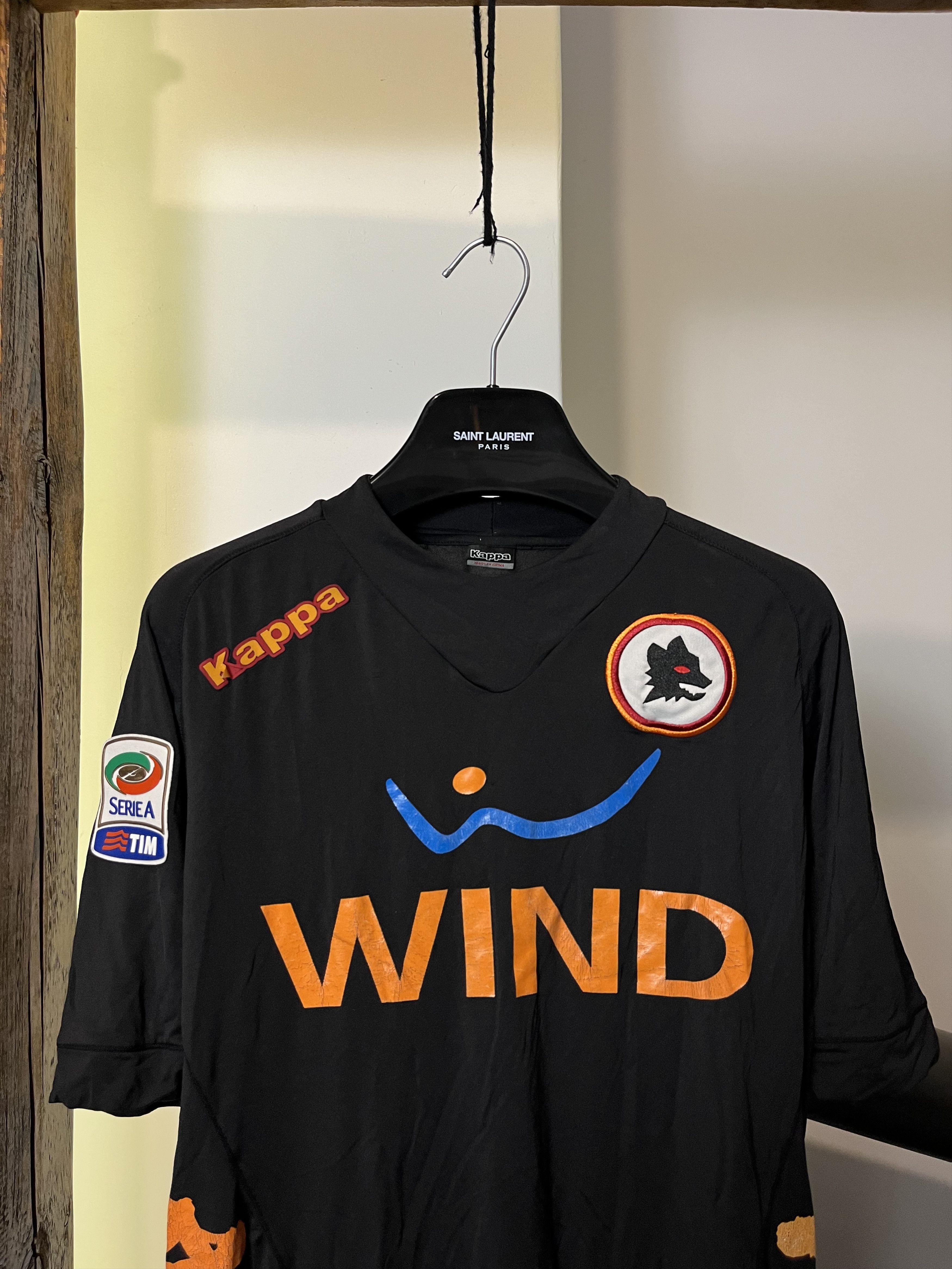 Kappa × Vintage Kappa AS Roma Seria A 2011/2012 Jersey T-Shirt Size US S / EU 44-46 / 1 - 4 Thumbnail