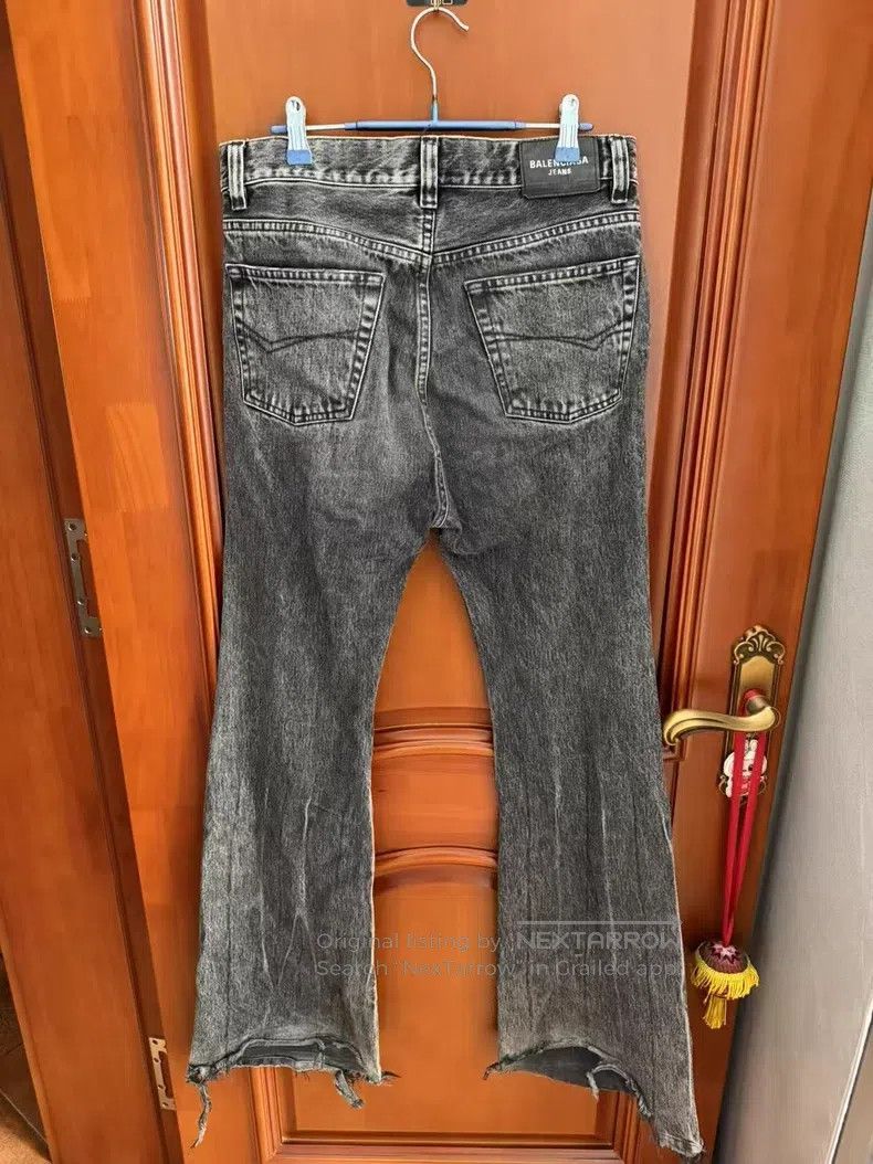 Balenciaga Balenciaga size XXS Washed Flared Destroyed Jeans Size US 27 - 2 Thumbnail
