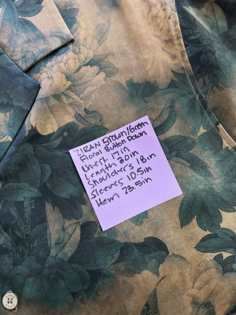 Other THE ZIRAN Flower Silk Shirt Size US XL / EU 56 / 4 - 4 Thumbnail