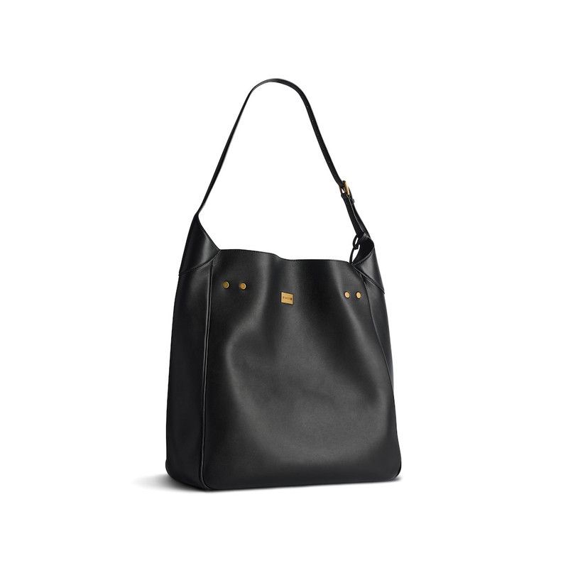 Balenciaga o1srvl11e0326 Size: OS / Bel Air Large Hobo Bag in Black Size ONE SIZE - 3 Thumbnail