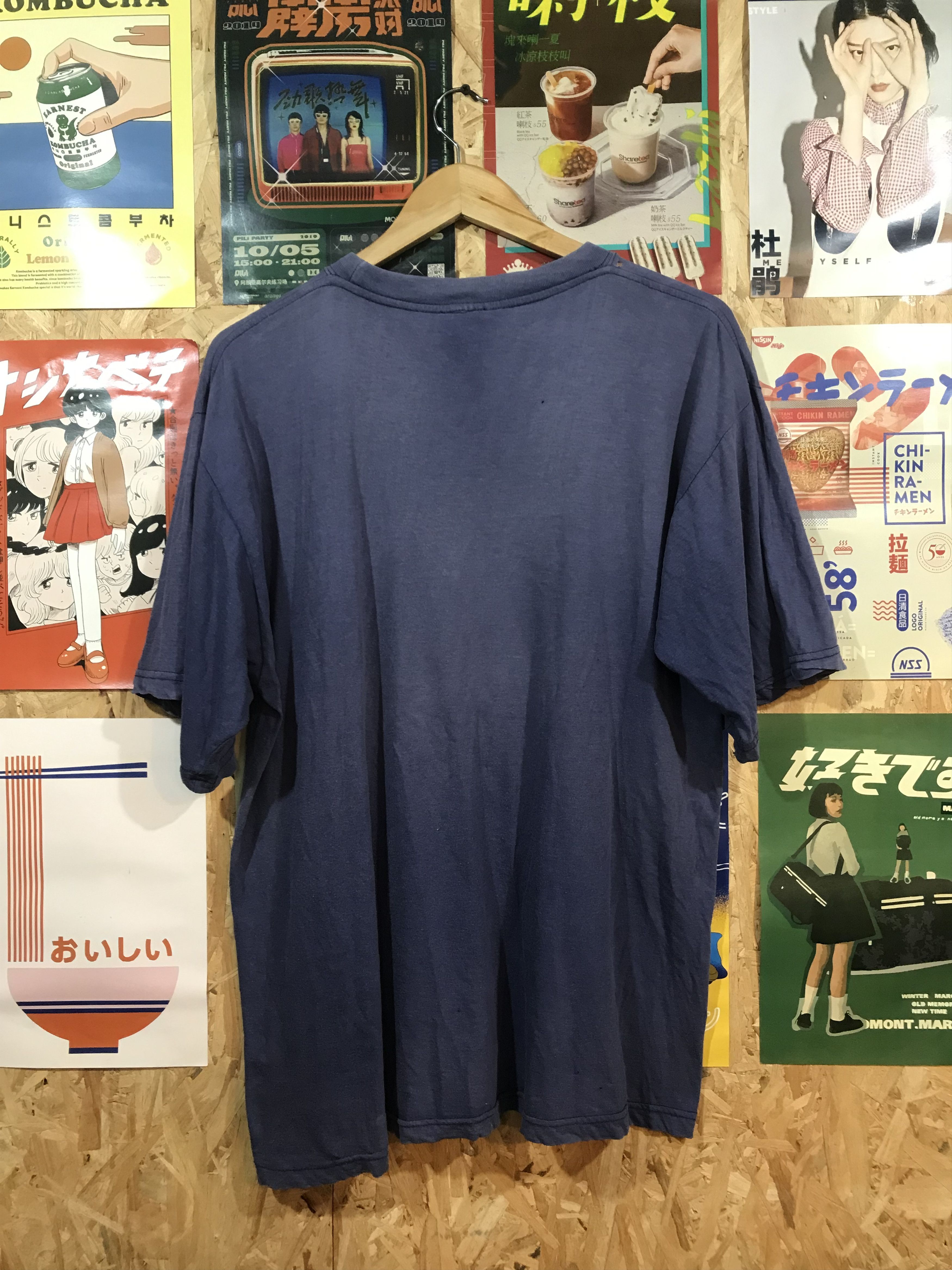 Anime VINTAGE RUROUNI KENSHIN SAMURAI X TRASHED FADED TEE Size US L / EU 52-54 / 3 - 6 Thumbnail