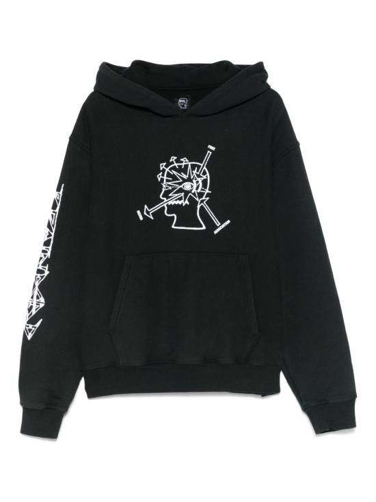 Brain Dead BRAIN DEAD Men Hoodies BDP25TO90044 WASHEDBLACK Black Size US XL / EU 56 / 4 - 1 Thumbnail