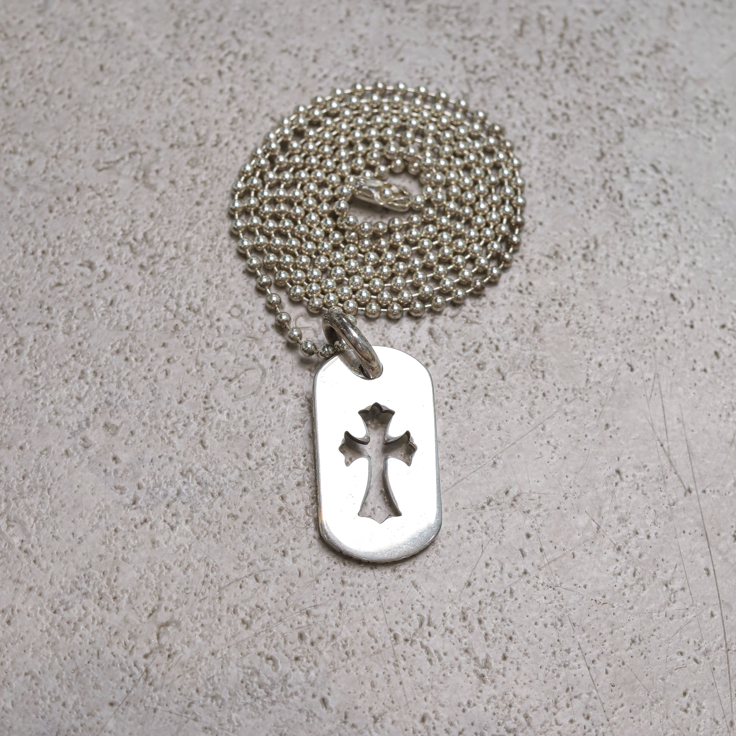 Chrome Hearts Chrome Hearts Dog Coss sliver necklace Size ONE SIZE - 9 Thumbnail