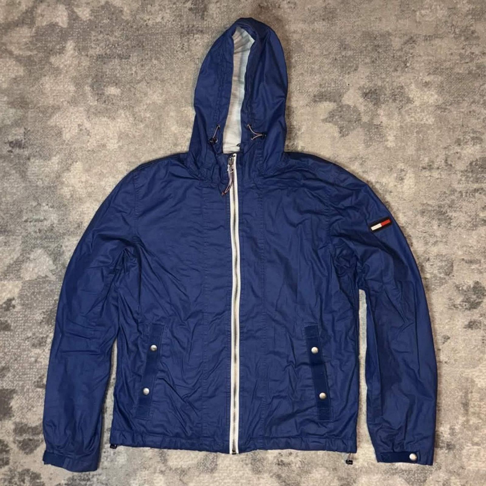 Tommy Hilfiger Retro-style Tommy Hilfiger Denim Windbreaker Jacket Size US M / EU 48-50 / 2 - 1 Thumbnail