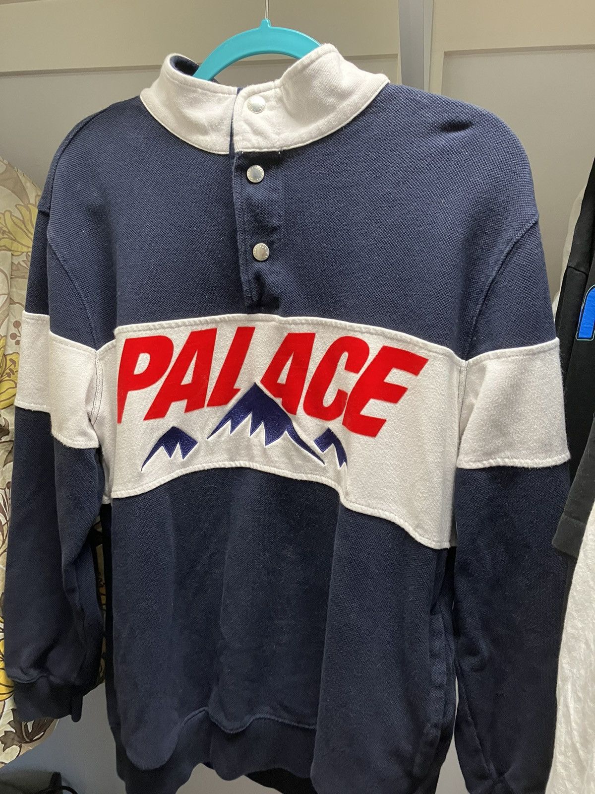 Palace Palace Pwoppa Sweat Navy FW2018 | Grailed 