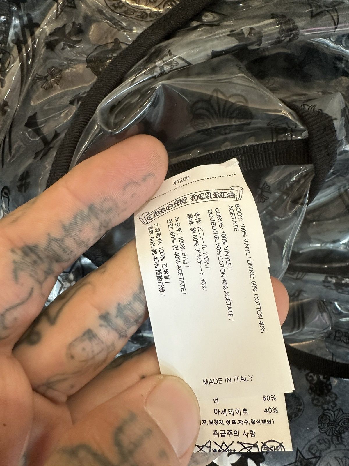 Chrome Hearts RARE! CHROME HEARTS CLEAR SEE THROUGH BUCKET HAT Size ONE SIZE - 7 Thumbnail